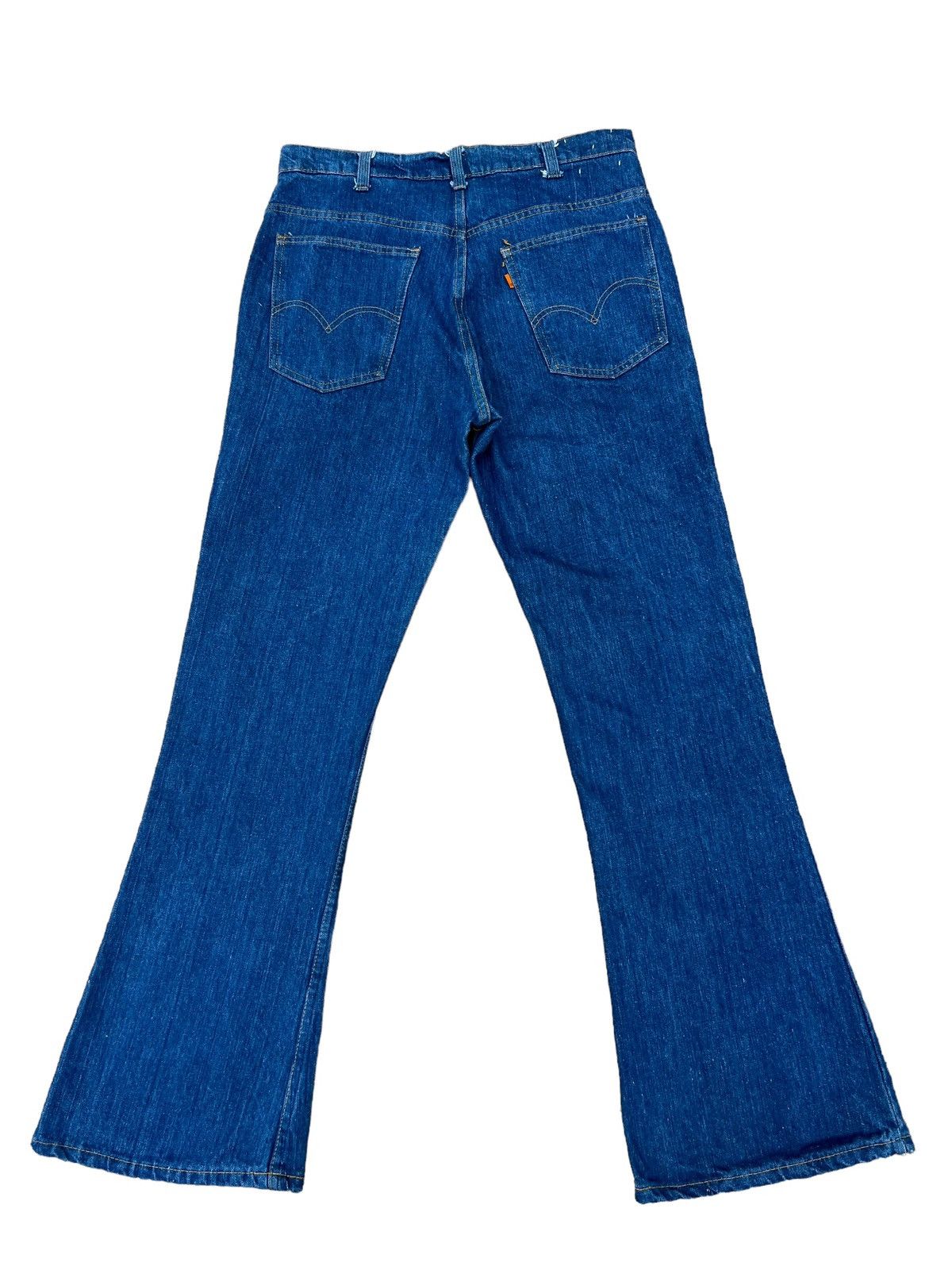 Levi's RARE! Vintage 70s Levi’s 646 Orange Tab Denim Bootcut Jeans Size US 33 - 13 Thumbnail