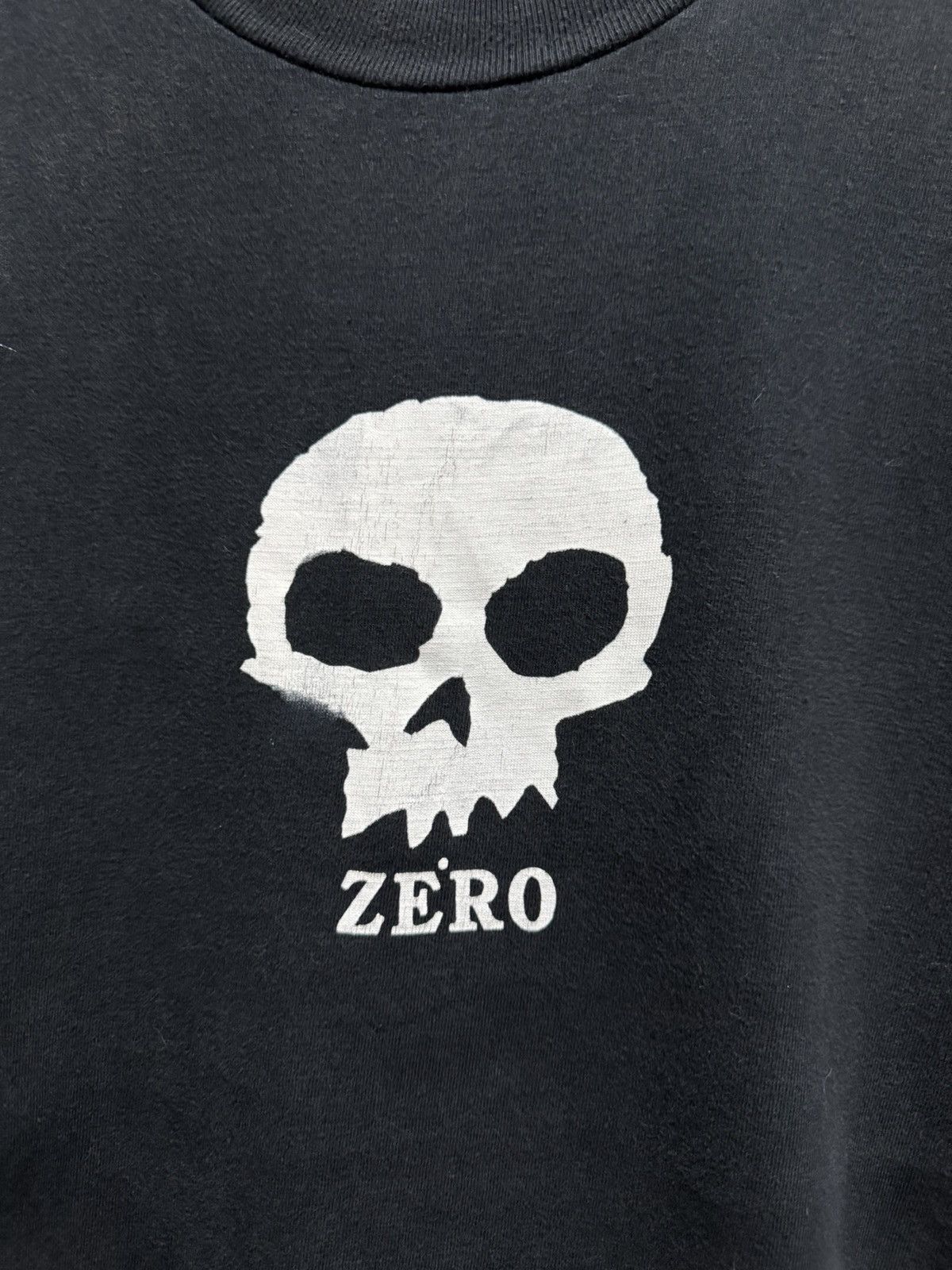 Other Vintage 90s Zero Skateboards Skull Tshirt Size US L / EU 52-54 / 3 - 2 Thumbnail