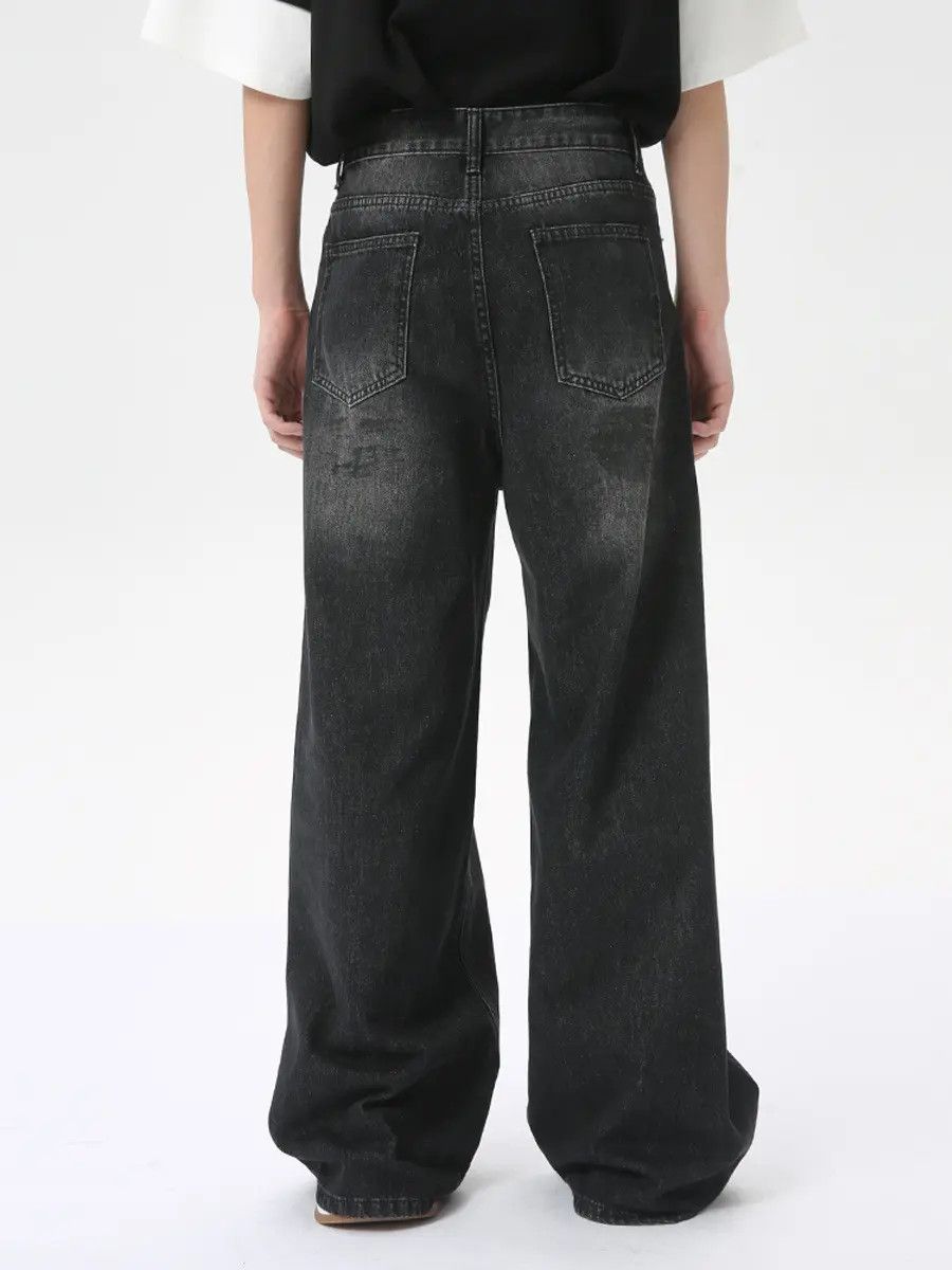 Japanese Brand Retro loose straight leg jeans Size US 32 / EU 48 - 3 Thumbnail