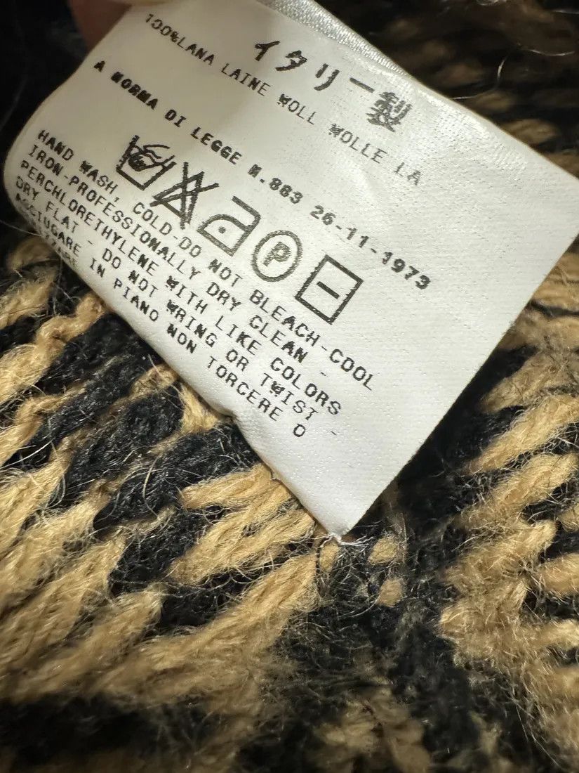 Designer × Dolce & Gabbana × Vintage 1990s Dolce & Gabbana Black Mozaic Wool Turtleneck Size US M / EU 48-50 / 2 - 12 Thumbnail
