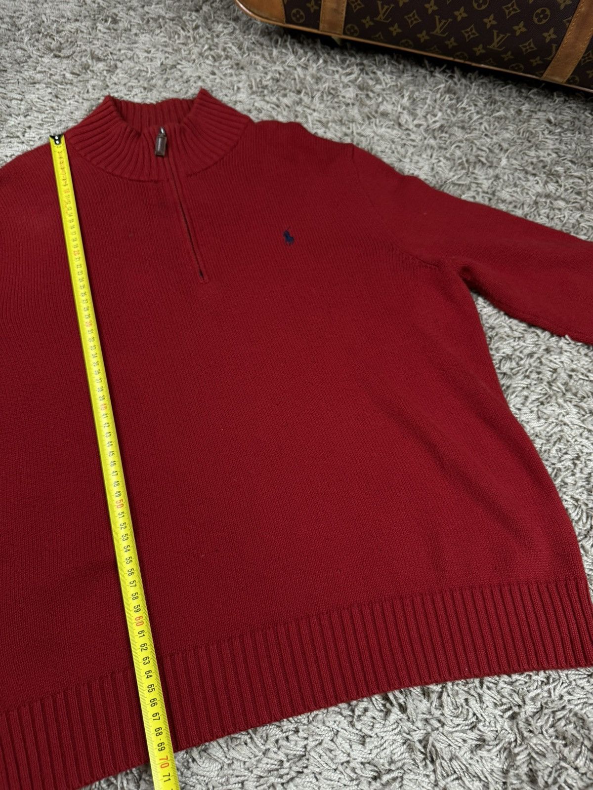 Polo Ralph Lauren 1/4 zip sweatshirt Polo Ralph Lauren original old money item Size US L / EU 52-54 / 3 - 6 Thumbnail