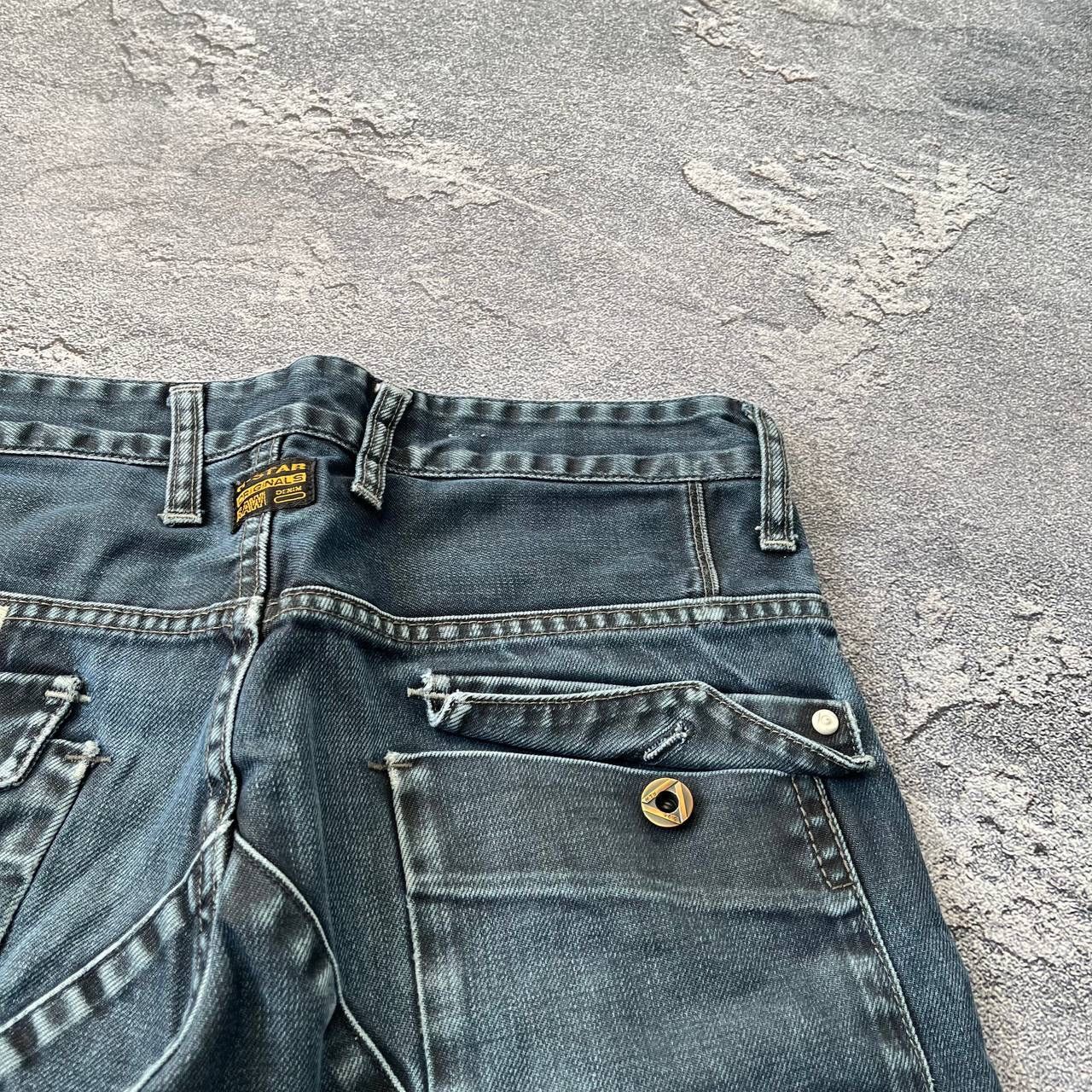G-Star Vintage g-star big logo raw cargo multi pocket jeans y2k Size US 33 - 11 Thumbnail