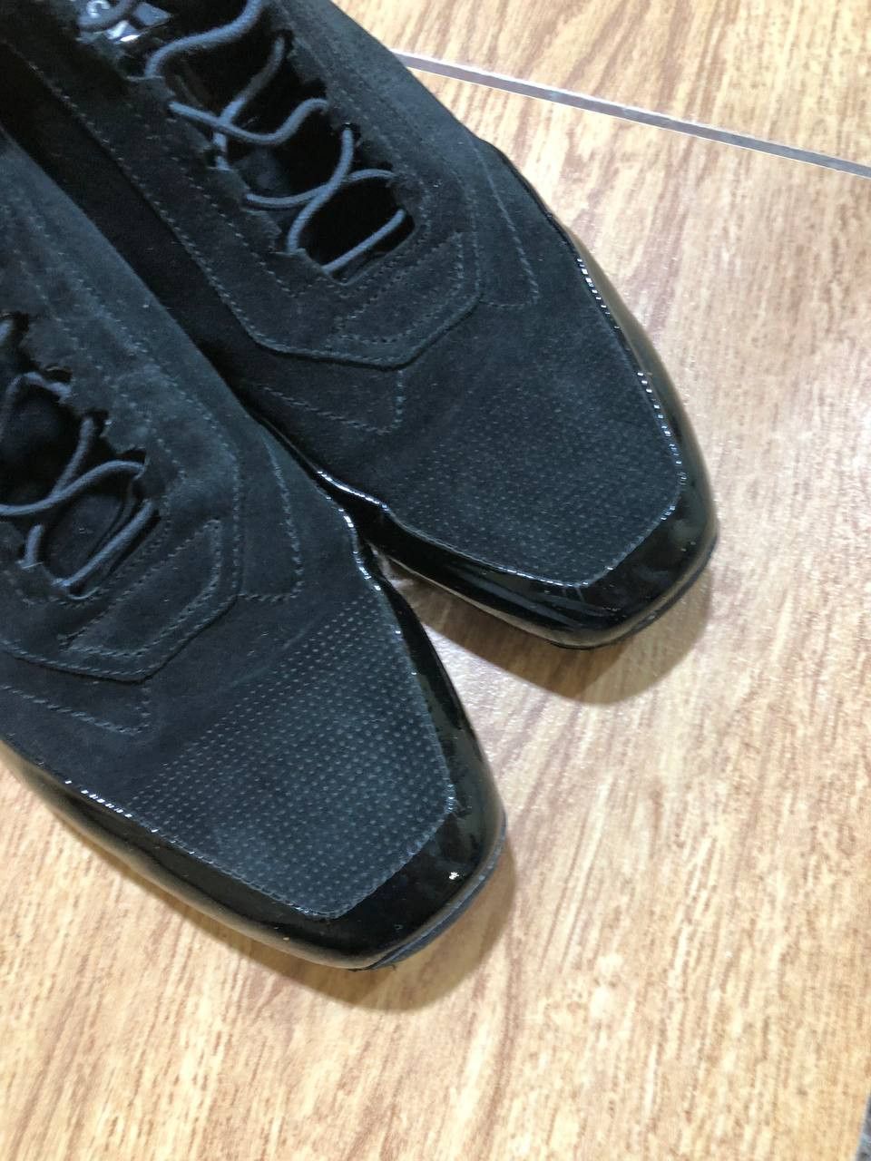 Versace Men's VERSACE Black Leather/Suede TRAINERS Size US 9 / EU 42 - 16 Thumbnail