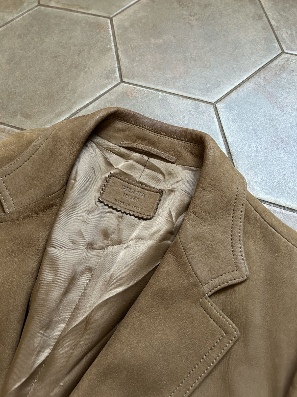 Prada Prada leather blazer Size US M / EU 48-50 / 2 - 5 Thumbnail