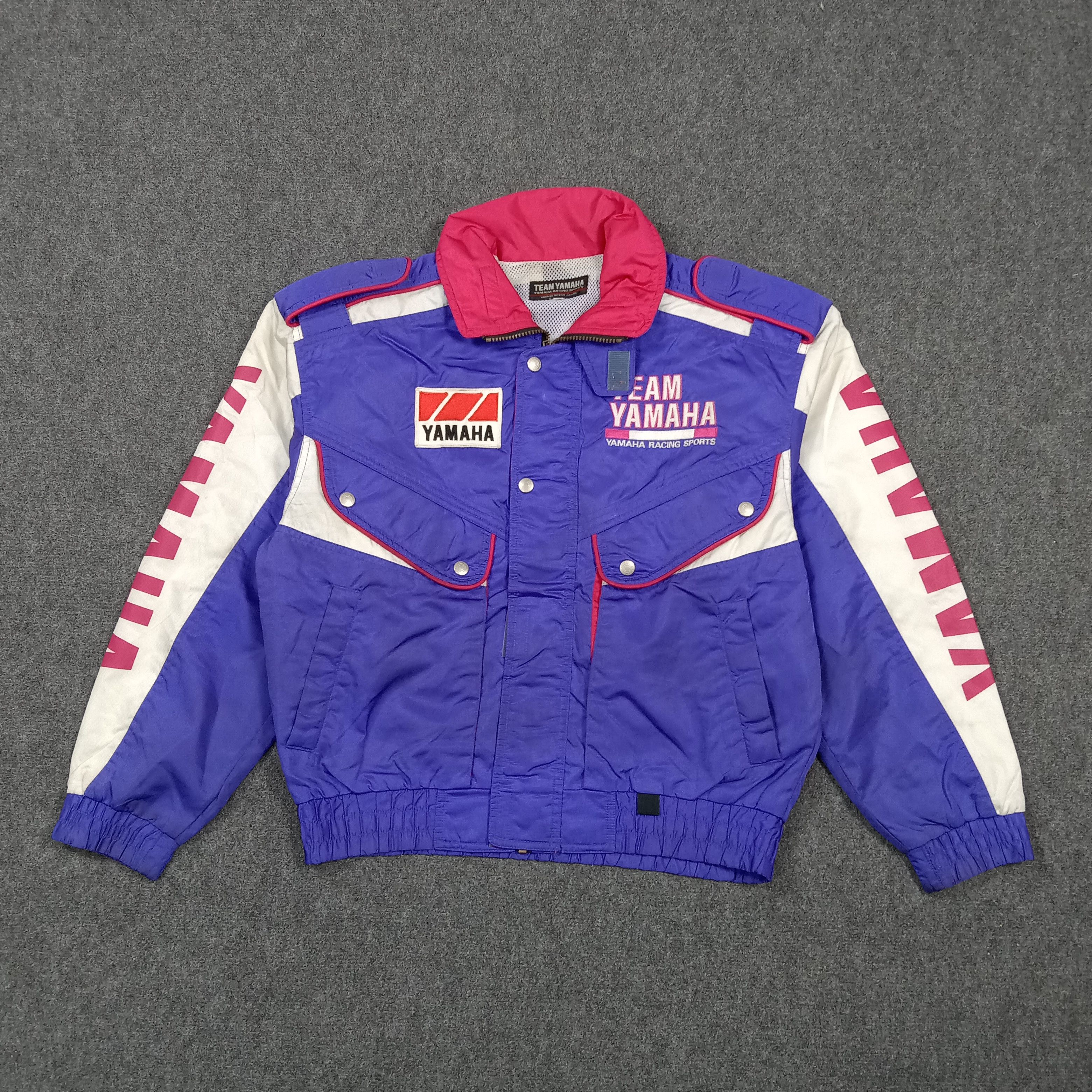 Yamaha 90's Retro Team YAMAHA Racing Motorsports Jacket C274N14 Size US L / EU 52-54 / 3 - 3 Thumbnail