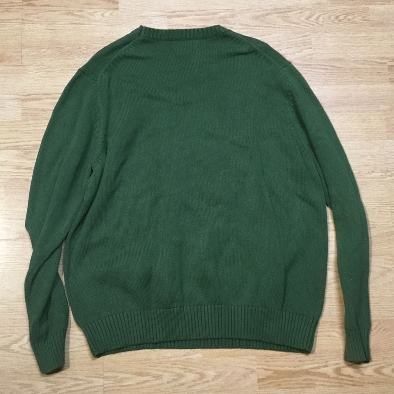 Lands' End Lands End Drifter Men's Sweater Crew Neck Green Size US XL / EU 56 / 4 - 2 Thumbnail