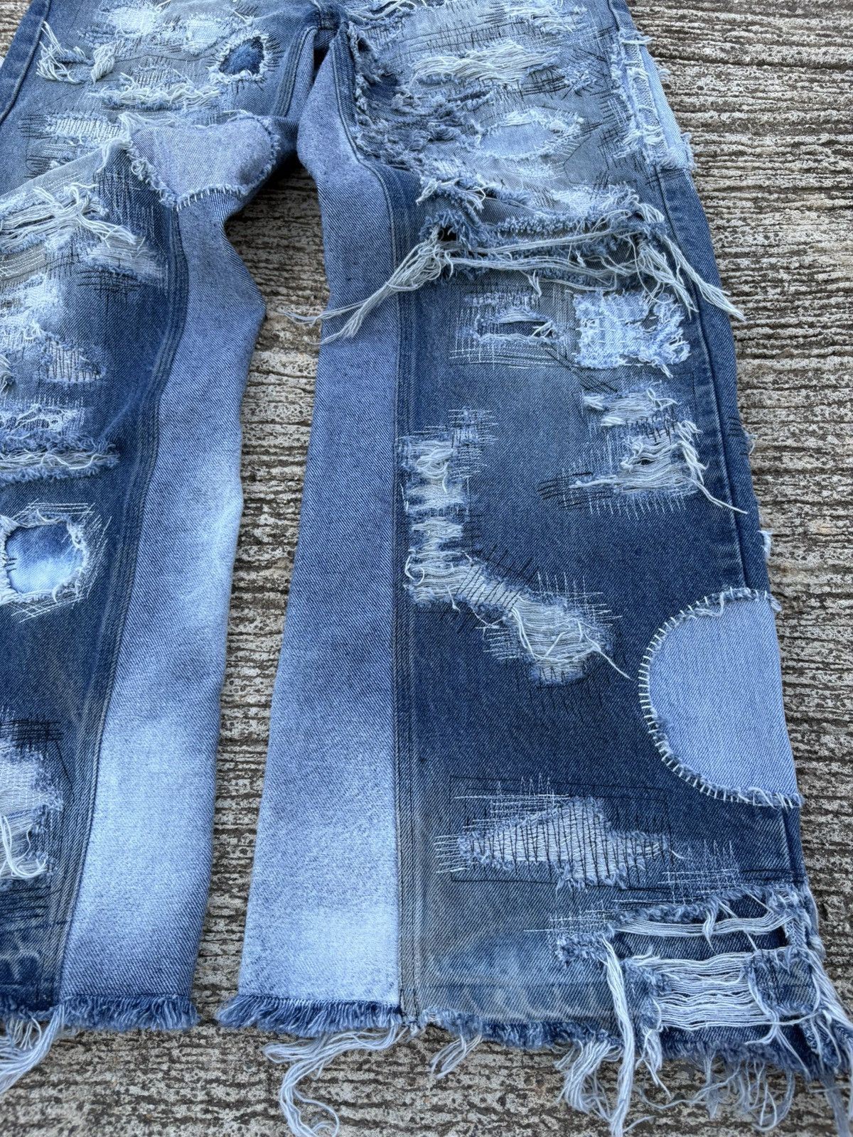 Carhartt Fray Theory Denim 1of1 (size35x31) Size US 35 - 4 Thumbnail