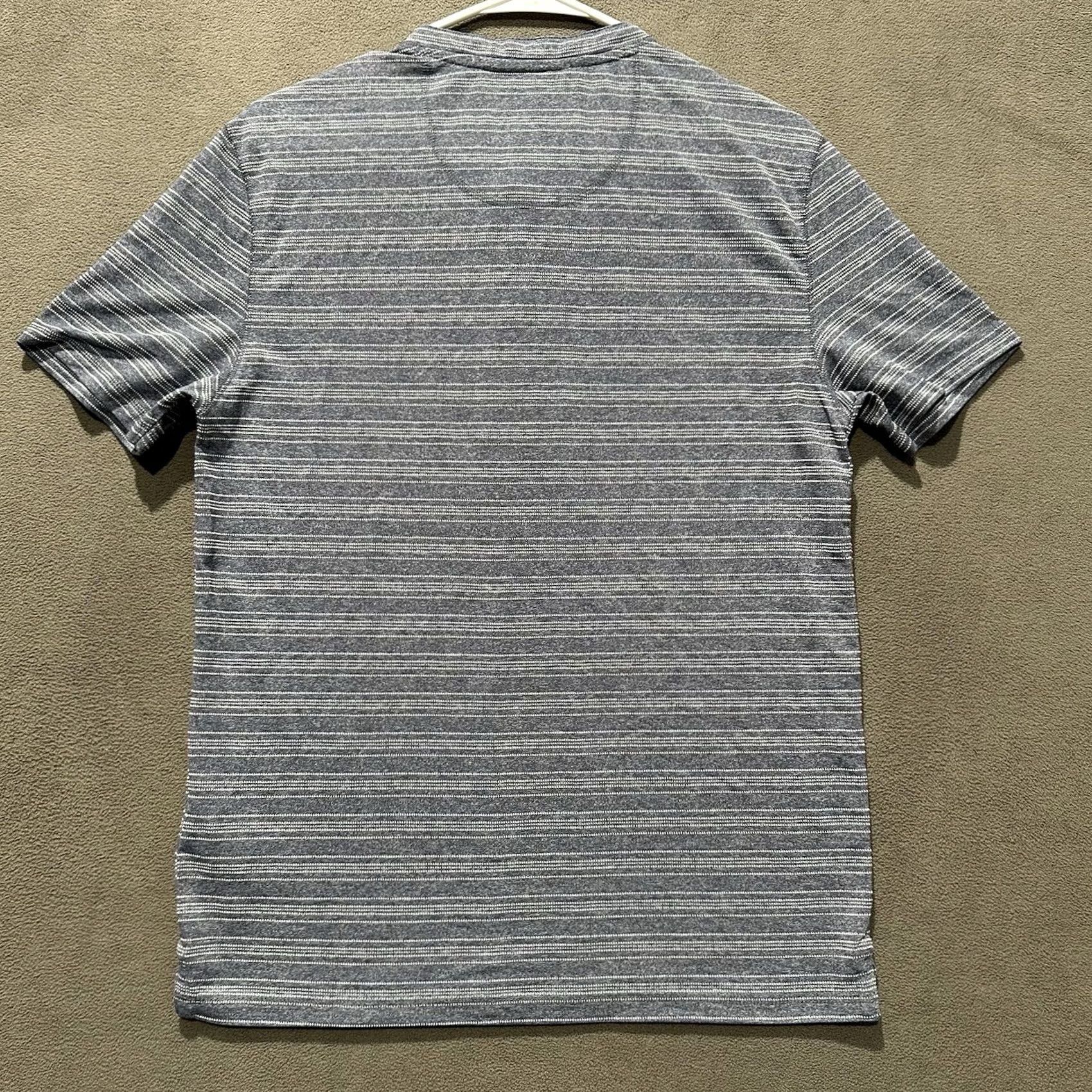 Ben Sherman Ben Sherman Shirt Mens Small Blue Striped Henley Crew Short Sleeve Casual Tee Size US S / EU 44-46 / 1 - 2 Thumbnail