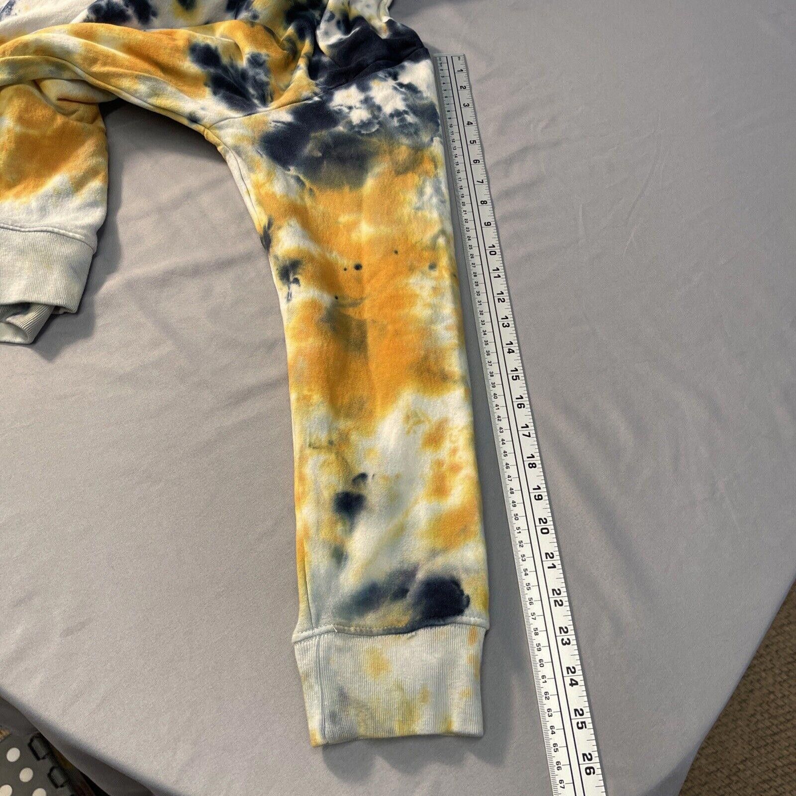 Designer WXYZ Tie Dye Pullover Hoodie Mens Size L Cotton VIBES Size US 34 / EU 50 - 9 Thumbnail
