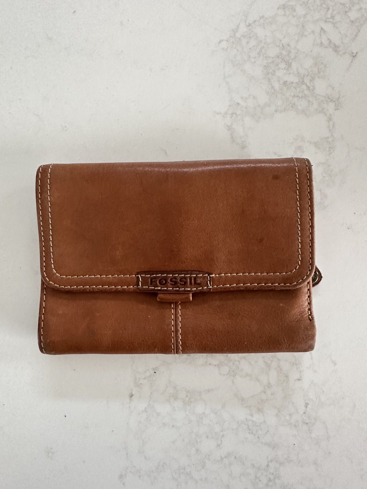 Fossil Vintage Fossil trifold wallet very soft brown leather Size ONE SIZE - 1 Thumbnail