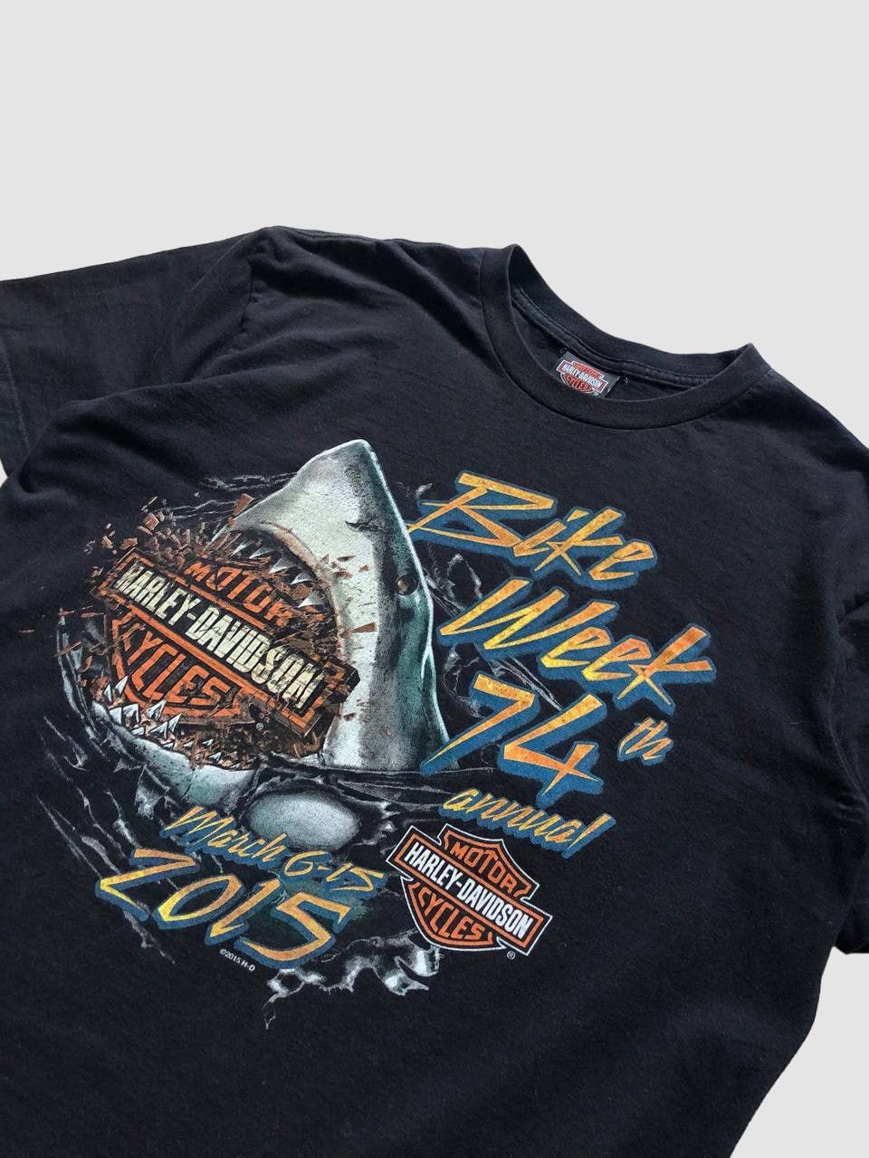 Harley Davidson Harley Davidson x T-Shirt x Vintage Size US L / EU 52-54 / 3 - 3 Thumbnail