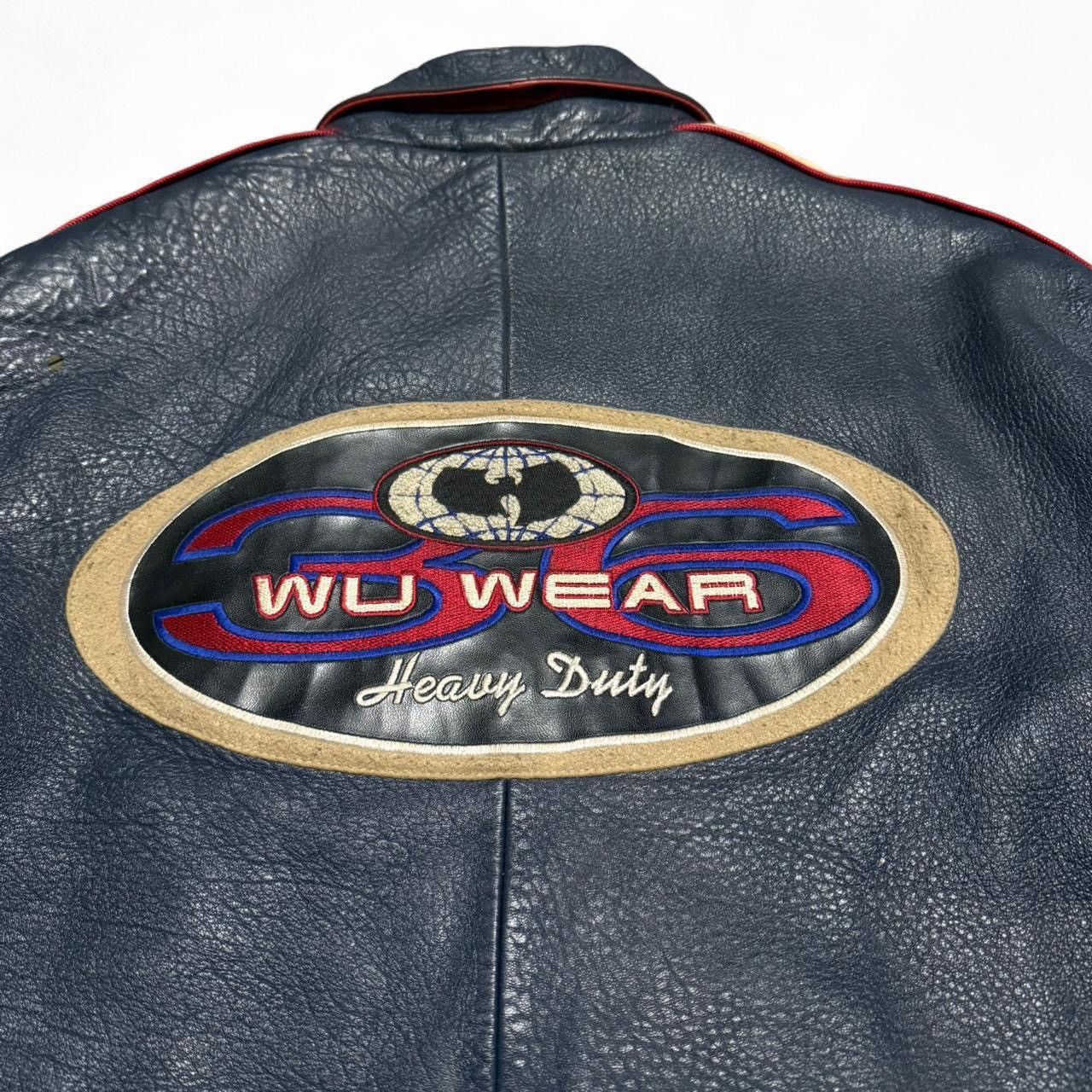Wu-Tang Clan Vintage Wu Wear “Wu-Tang 36 Heavy Duty”Leather Jacket Size US XXL / EU 58 / 5 - 8 Thumbnail
