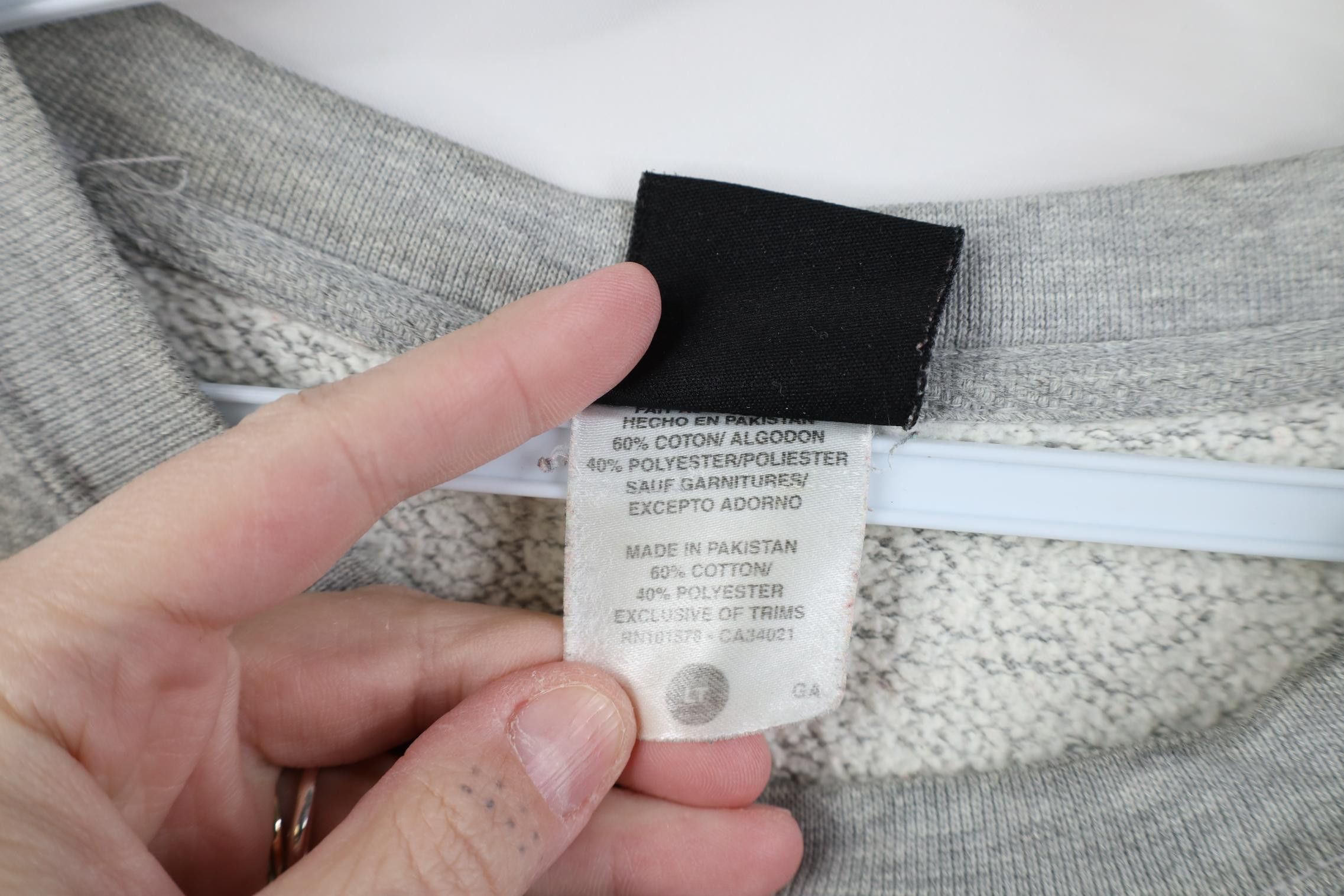 Vintage Vintage 90s Y2K Streetwear Sweatshirt Vest Heather Gray Size US L / EU 52-54 / 3 - 9 Thumbnail