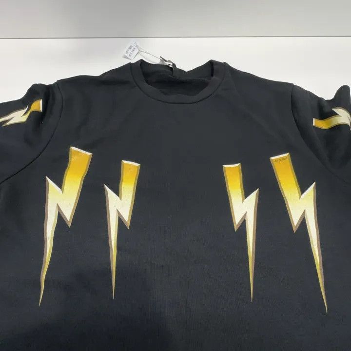 Neil Barrett Neil Barrett Lightning Graphic Sweatshirt for Men -2507 Size US S / EU 44-46 / 1 - 8 Thumbnail