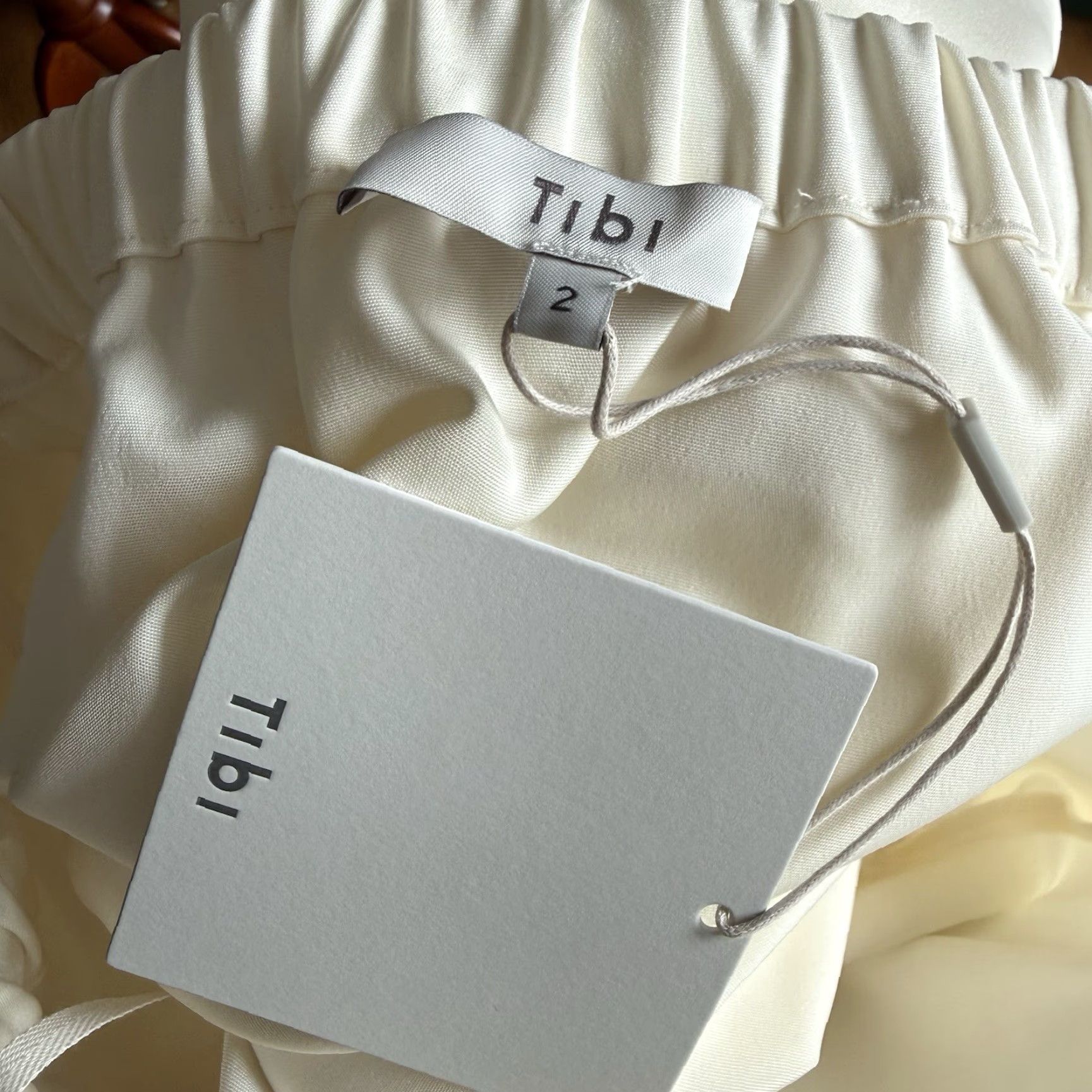 Tibi Tibi Ivory Off Shoulder Tunic Top Flared Sleeves Size 2 Size XS / US 0-2 / IT 36-38 - 6 Thumbnail