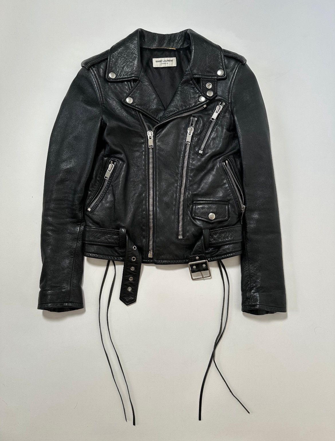 激レアSAINT LAURENT Blood Luster 46サイズ RUNWAY SS14 SAINT LAURENT BLOOD LUSTER BOMBER JACKET - SIZE