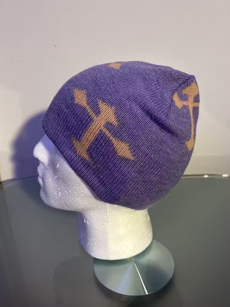 Japanese Brand Gothic Cross Beanie (purple lavender) Size ONE SIZE - 3 Thumbnail