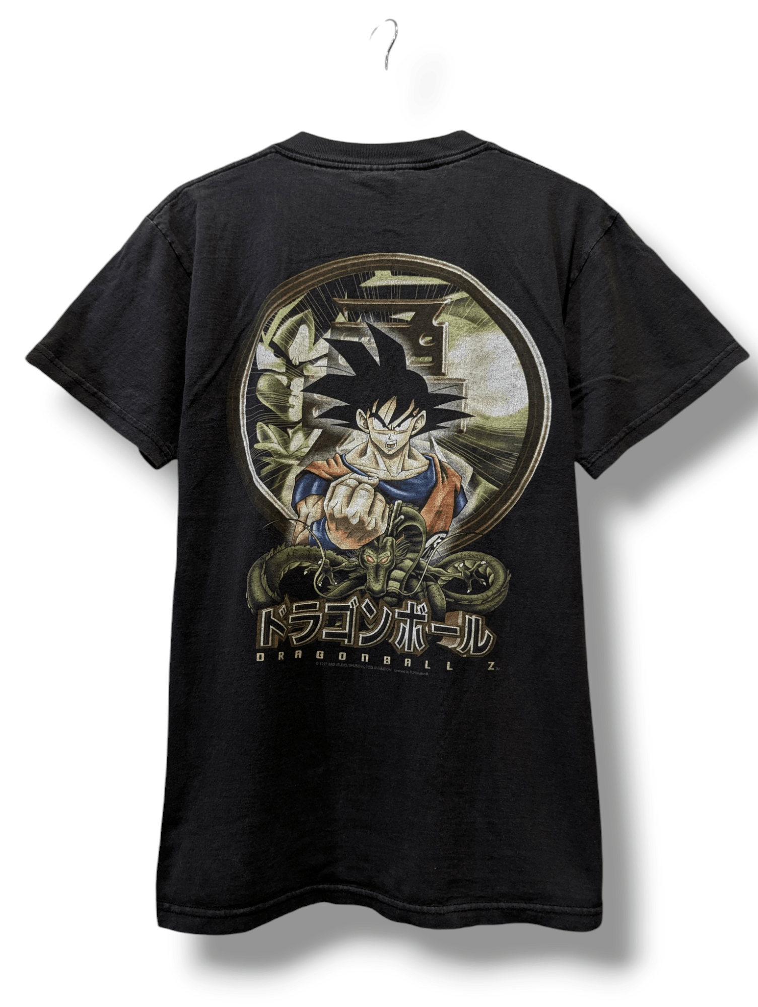 ヴィンテージ 90s Dragon Ball Z Goku Shenron Vintage 90s Dragonball Z Shirt Goku Shenron 1998 Black Japan