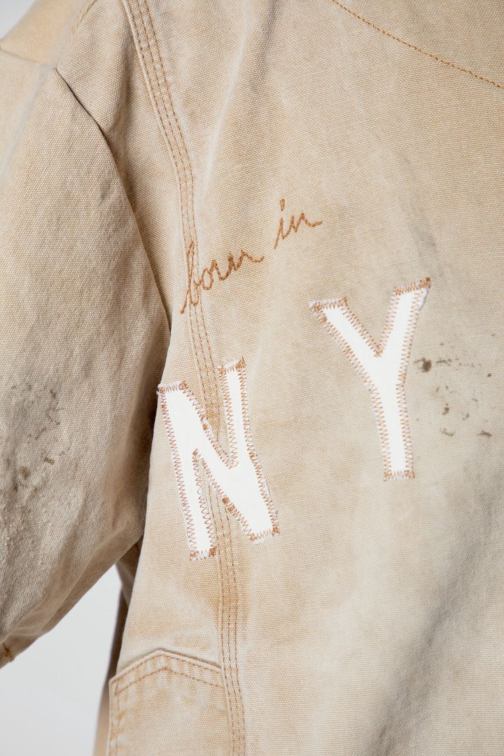 Greg Lauren $1250 Greg Lauren Tan Baseball Shirt Size US L / EU 52-54 / 3 - 5 Thumbnail