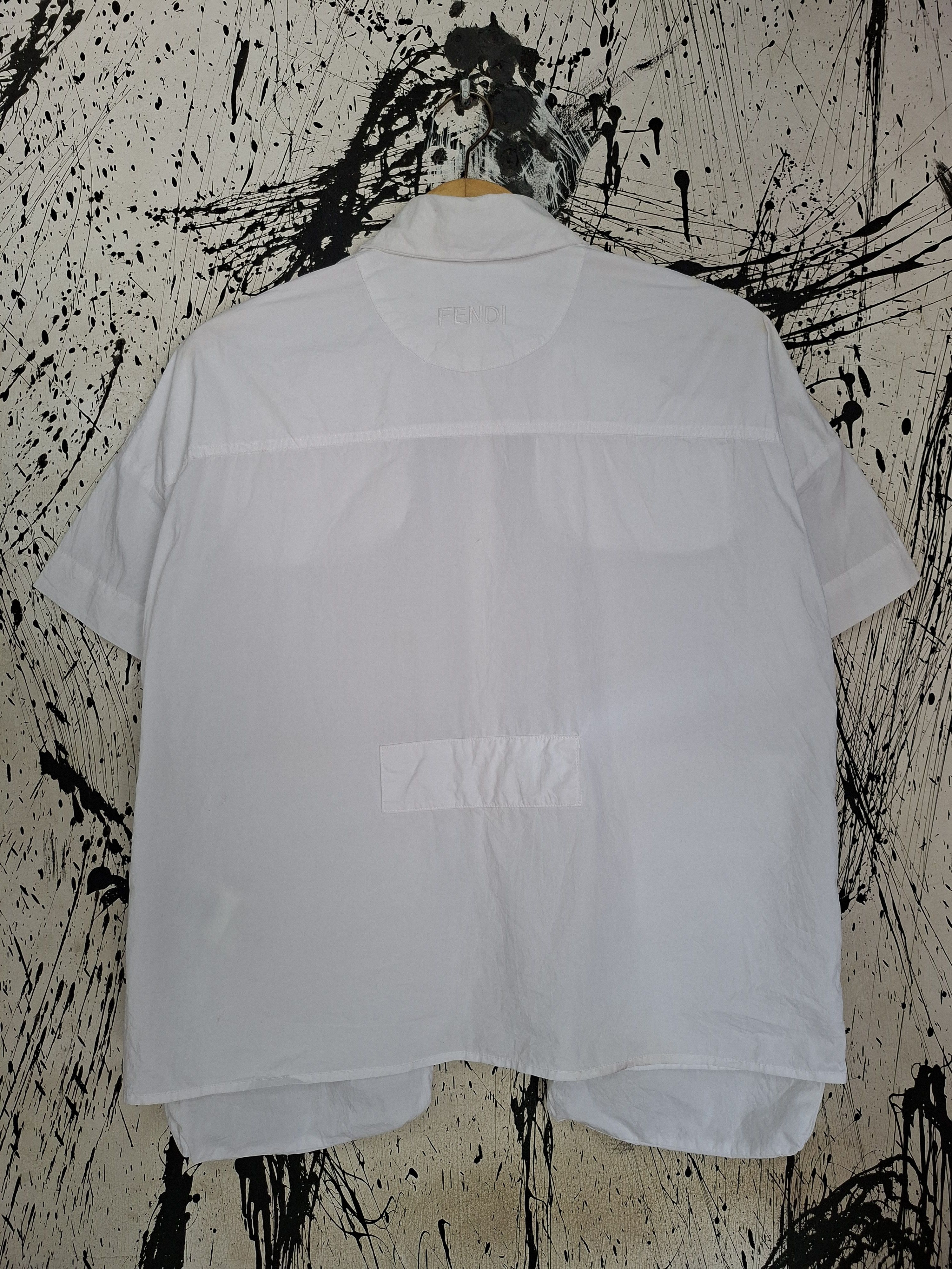 Fendi FENDI ROMA SS 2019 COLLECTION UTILITY BUTTON UP SHIRT Size M / US 6-8 / IT 42-44 - 5 Thumbnail