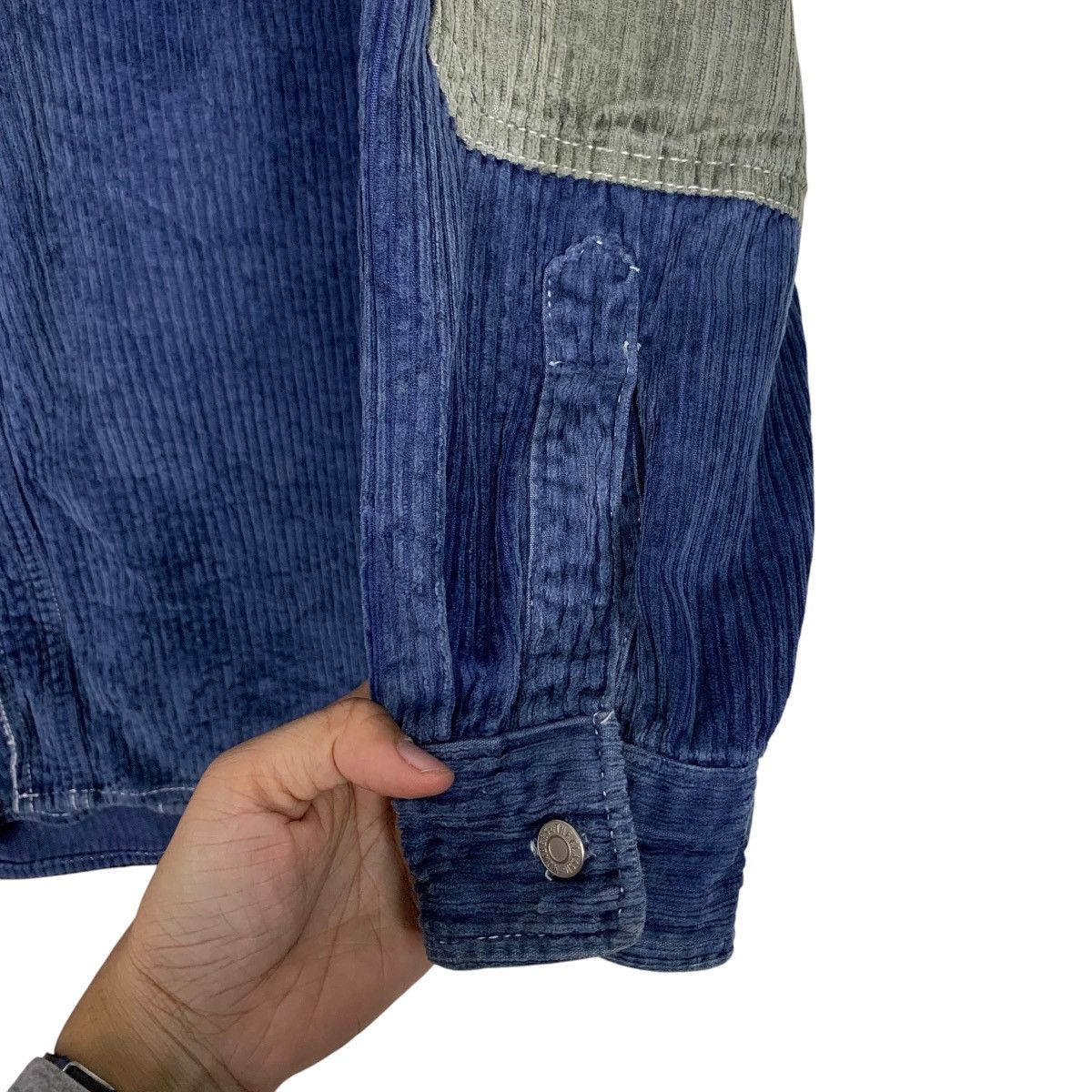 Vintage 90's POWER TRICK Skater Corduroy Flannel Jacket #2713-C122 Size US M / EU 48-50 / 2 - 13 Thumbnail