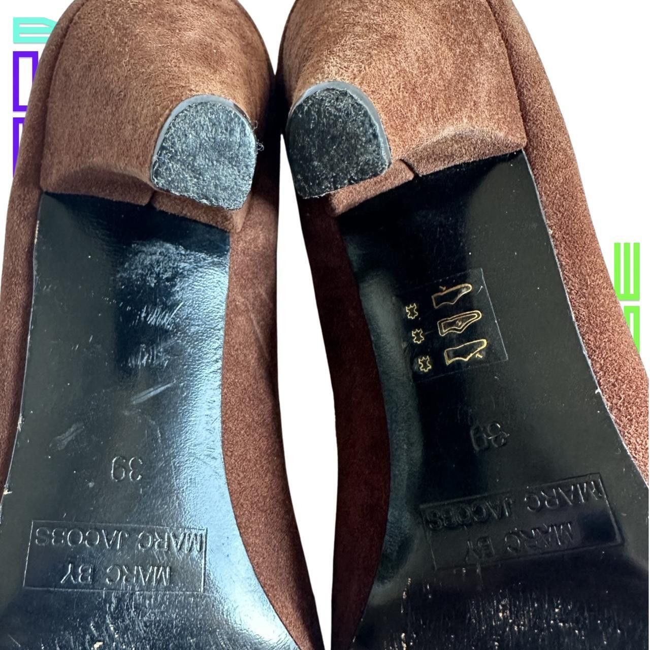 Marc by Marc Jacobs Marc By Marc Jacobs Y2k Brown Suede Bow Heels - 39 EU Size US 8 / IT 38 - 6 Thumbnail