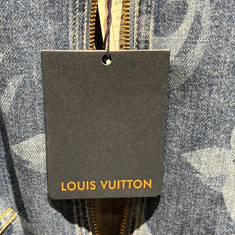Louis Vuitton Louis Vuitton Blue presbyopic full-print denim dress Size XS / US 0-2 / IT 36-38 - 6 Thumbnail