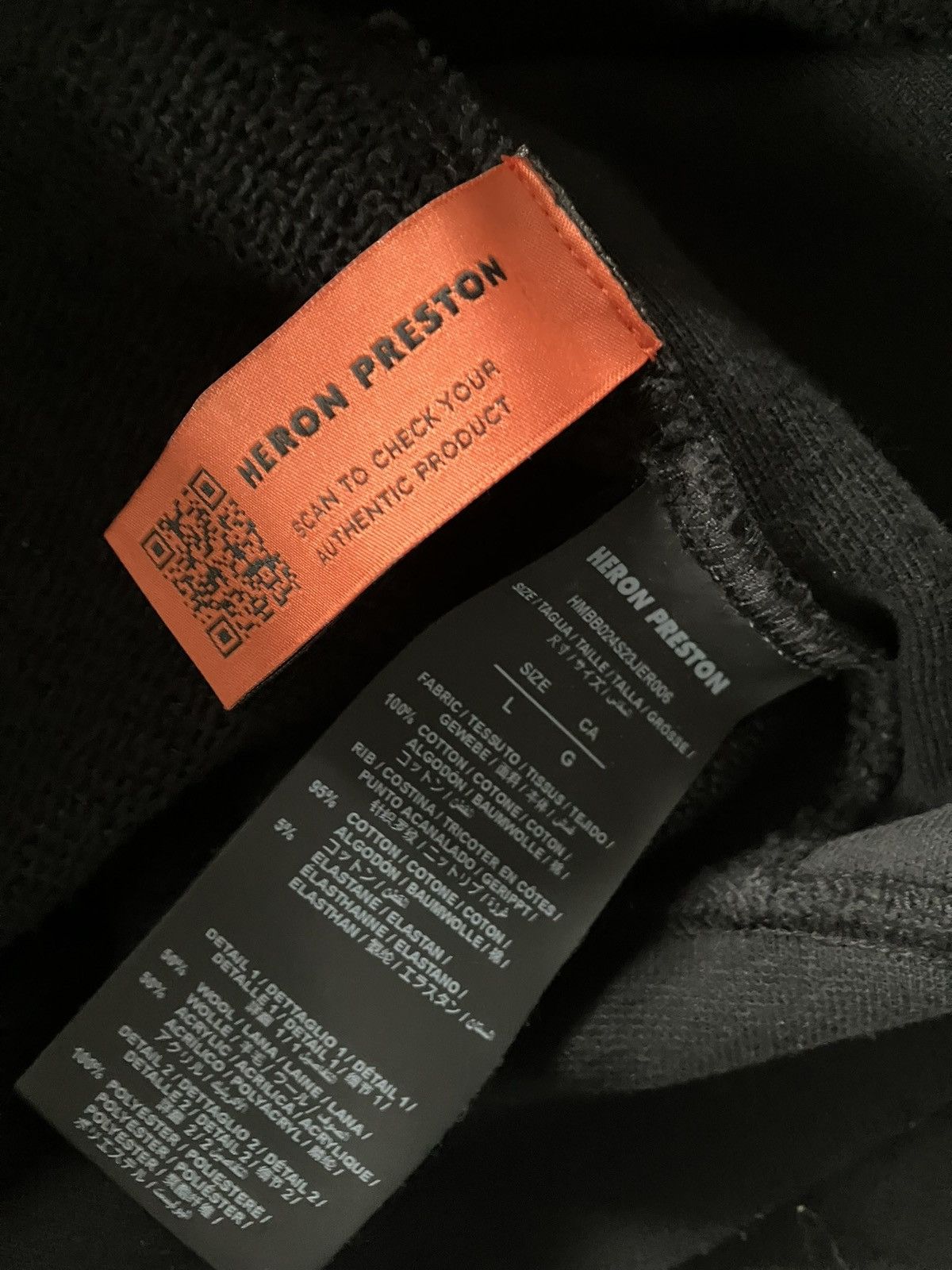 Heron Preston Heron Preston Law Flame Hoodie Size US L / EU 52-54 / 3 - 4 Thumbnail