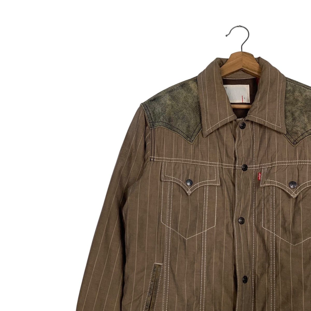 Levi's LEVIS REDLOOP 4 Pocket Striped Western Jacket #2517-C114 Size US L / EU 52-54 / 3 - 6 Thumbnail