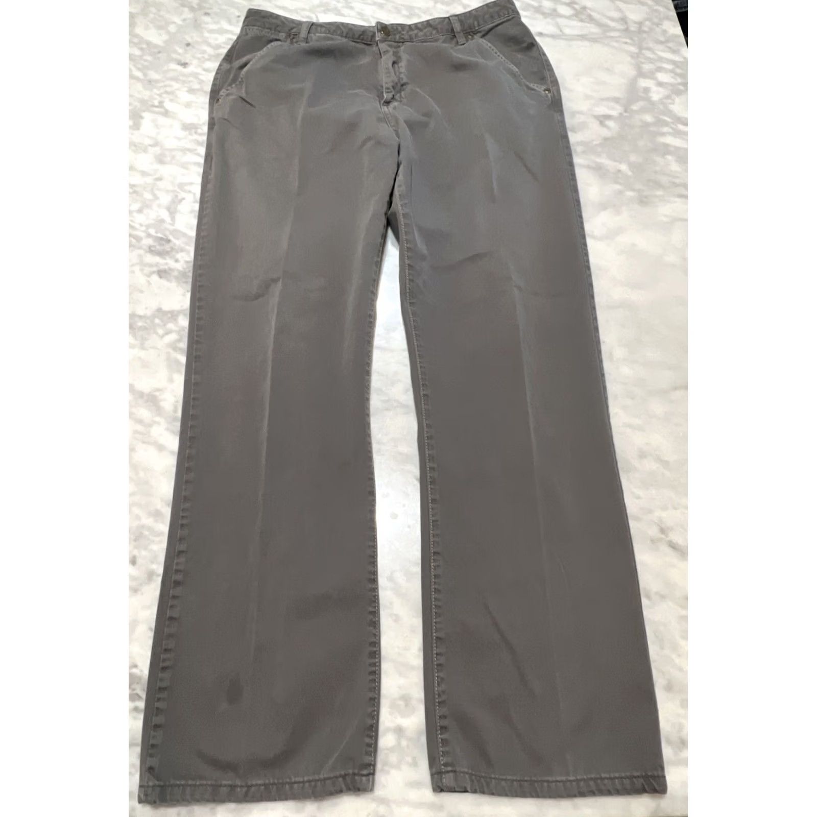 The Territory Ahead Territory Ahead Pants Mens 36x32 Gray Cotton Belt Loops Pockets Shirt? Size US 36 / EU 52 - 3 Thumbnail