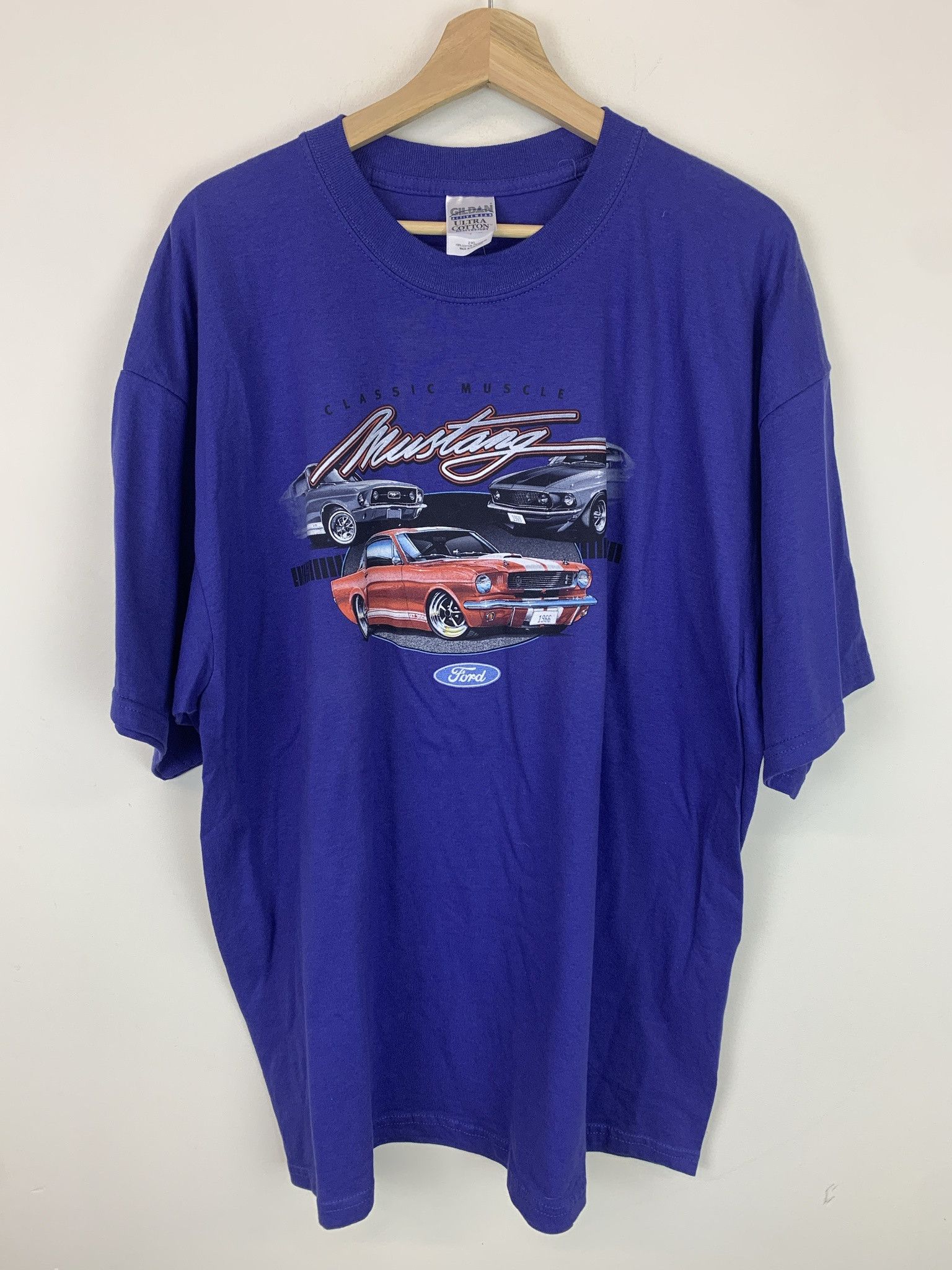 Vintage Vintage Ford Mustang Classic Muscle Tee Deadstock Size XXL Size US XXL / EU 58 / 5 - 1 Thumbnail