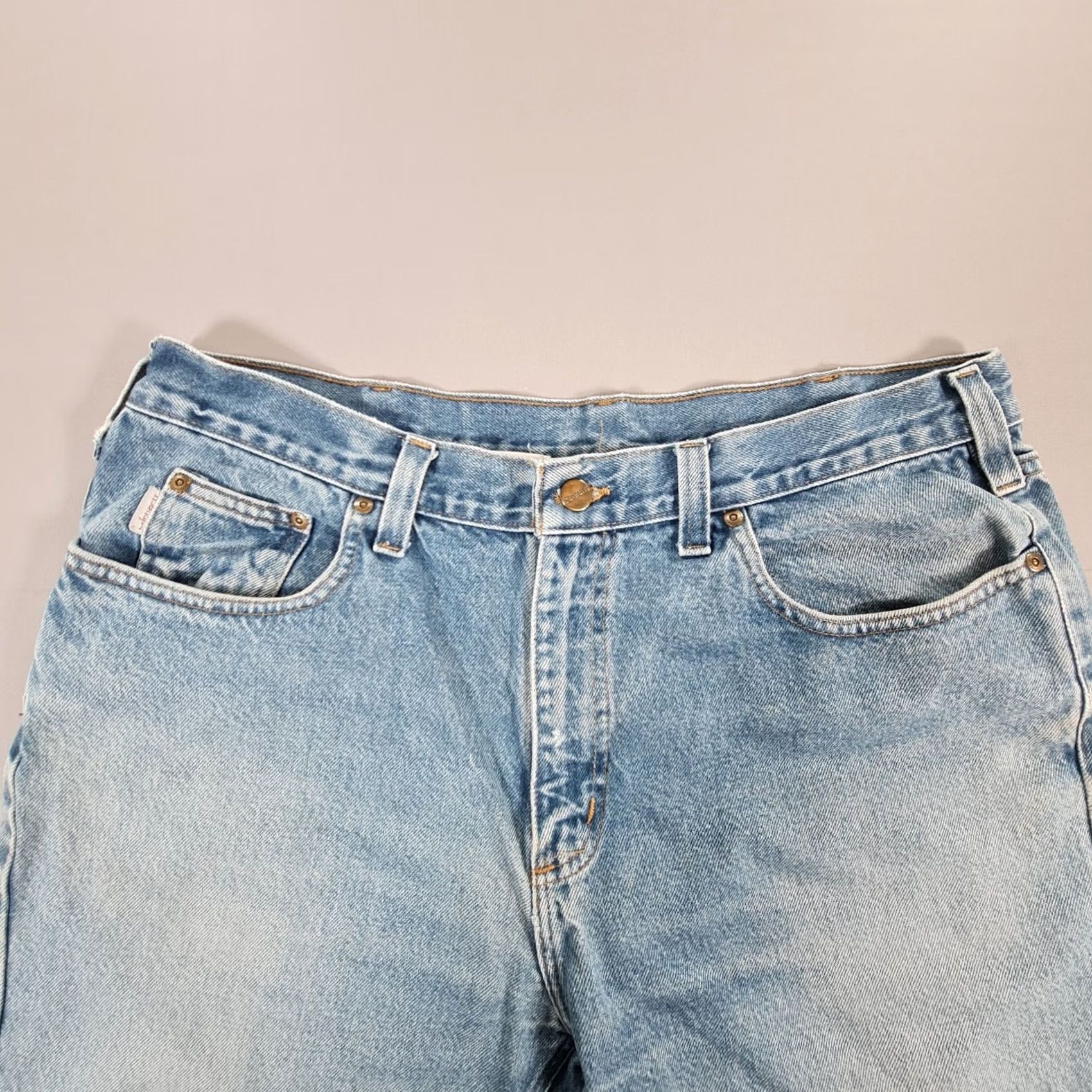 Carhartt Carhartt Jeans Blue W36 L30 Relaxed Straight Denim D480 DVB Mens Size US 36 / EU 52 - 2 Thumbnail