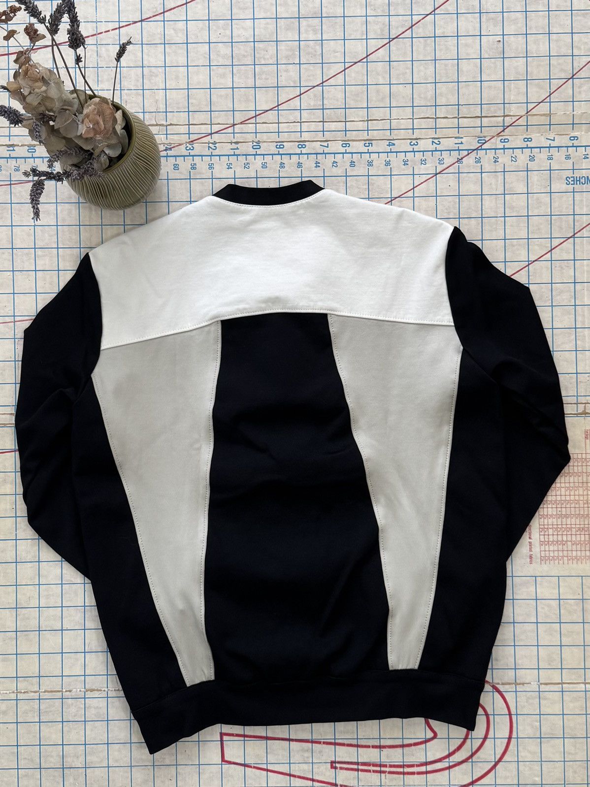 Helmut Lang Helmut Lang Women’s Bomber Jacket Black Grey White Size Med Size M / US 6-8 / IT 42-44 - 12 Thumbnail