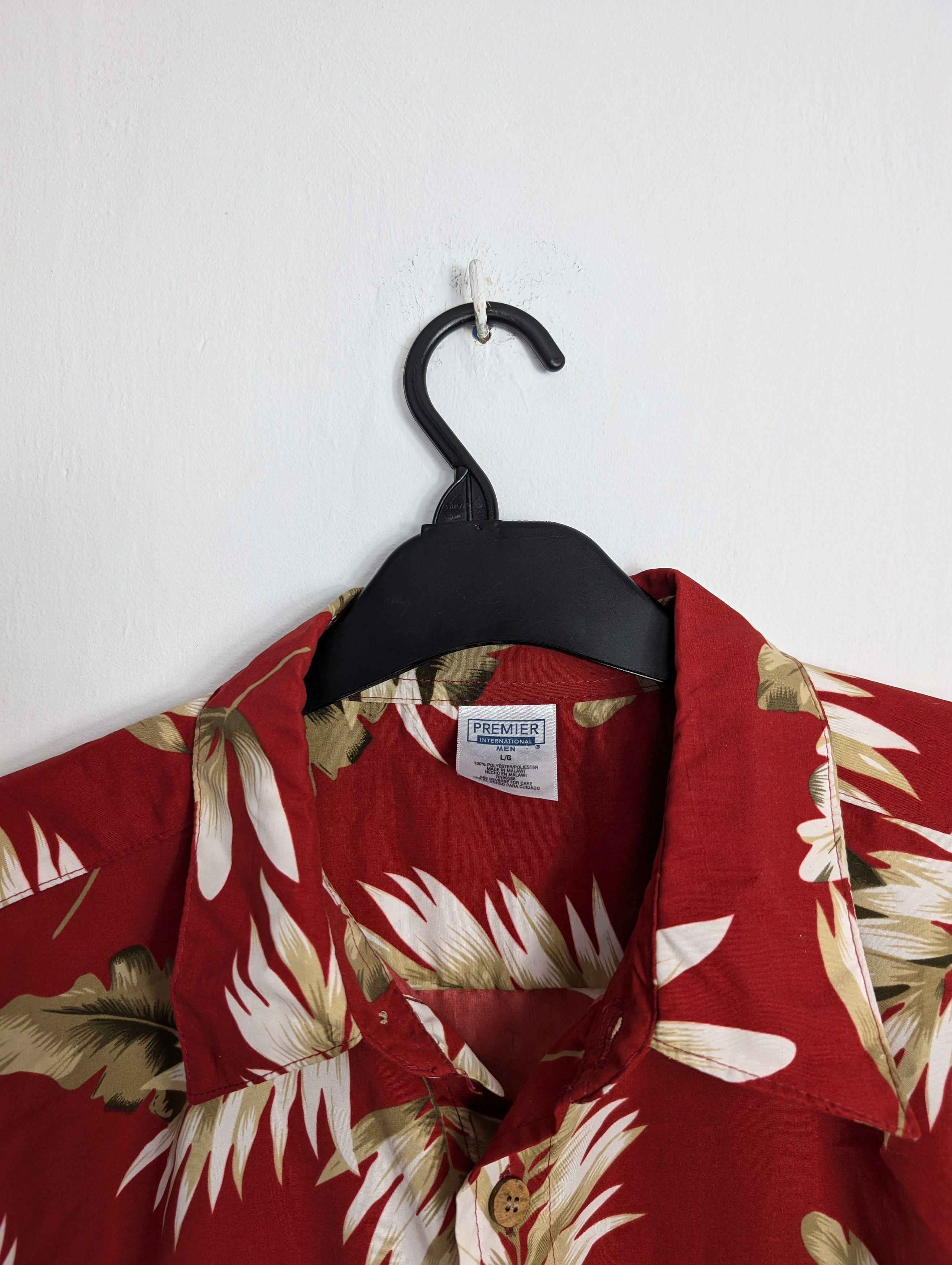 Vintage Vintage Y2K Hawaiian Shirt - Summer Floral Palm Tree Print Size US L / EU 52-54 / 3 - 4 Thumbnail