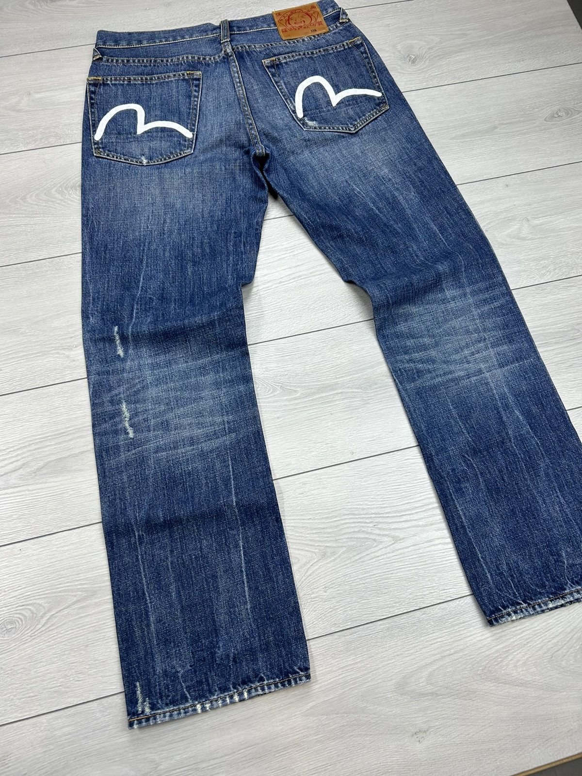Japanese Brand × Vintage Evisu Vintage denim jeans size 33 Size US 33 - 3 Thumbnail