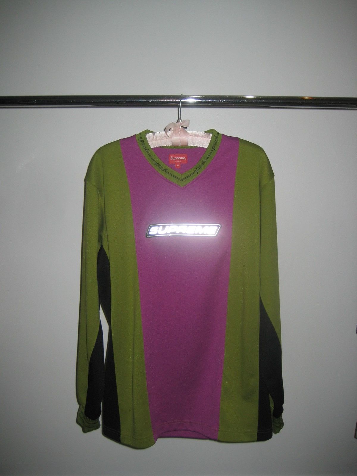 Streetwear × Supreme Rare Supreme barbed wire moto jersey