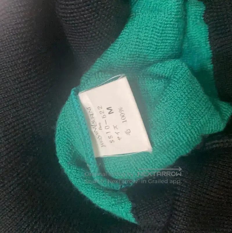 Yves Saint Laurent YSL Green Wool Sweater with Contrast Hem . Size M / US 6-8 / IT 42-44 - 5 Thumbnail