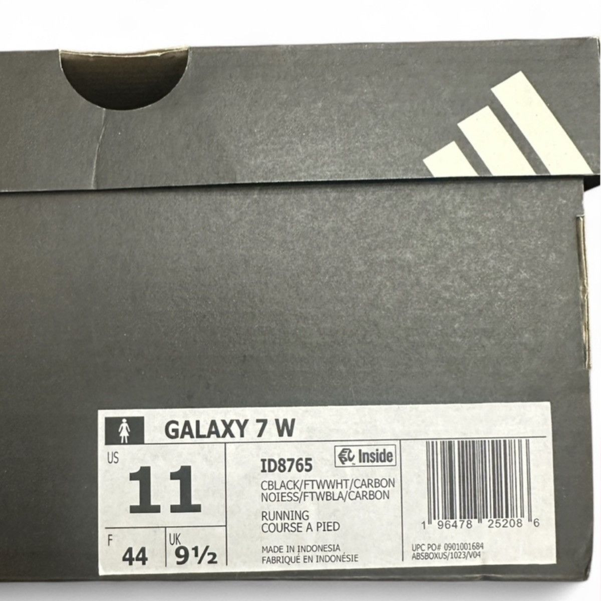 Adidas NWT Galaxy 7 Black/White Running Shoes Size US 11 Size US 11 / IT 41 - 7 Thumbnail