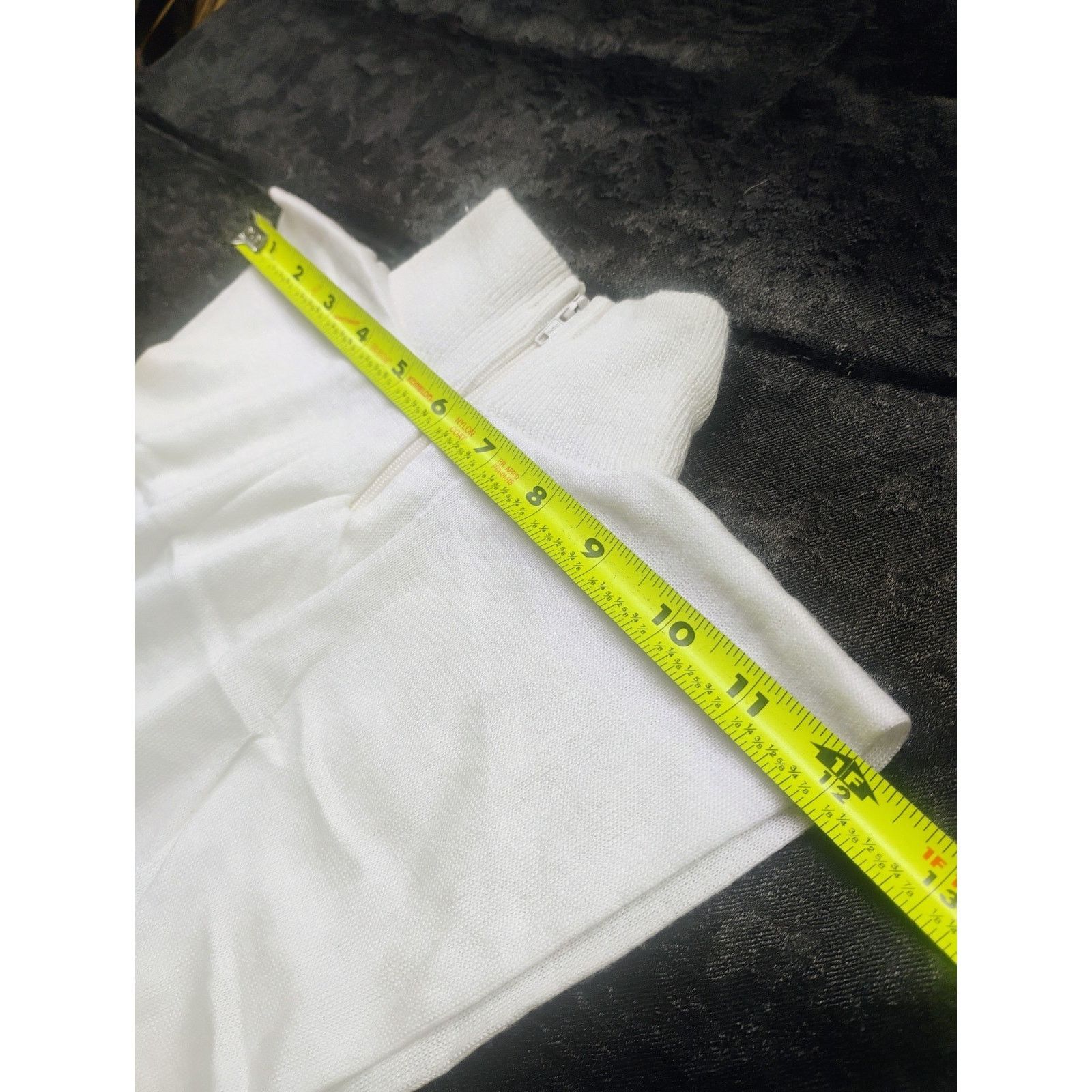 Other NWT Vintage Baar & Beards White Knit Mock Turtleneck Dickey Size ONE SIZE - 6 Thumbnail