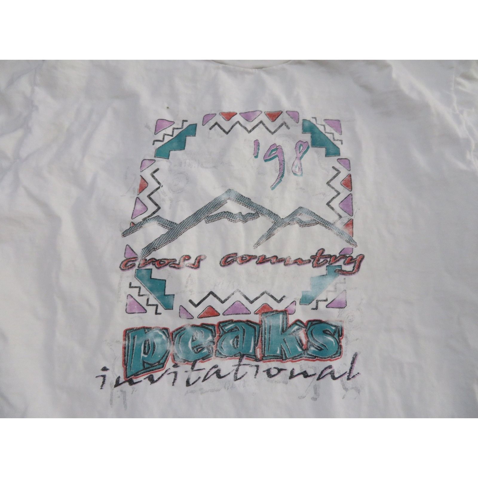 Hanes Surgeon General Smoking Warning Parody White T-shirt L 90s Size US L / EU 52-54 / 3 - 4 Thumbnail