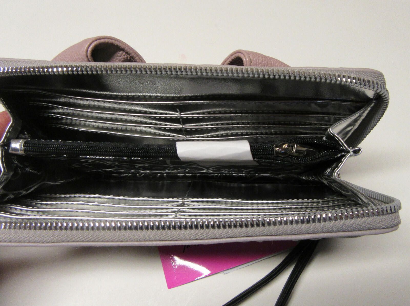 Designer Betsey Johnson Boxed Bow Wallet Grey Multi Size ONE SIZE - 2 Thumbnail