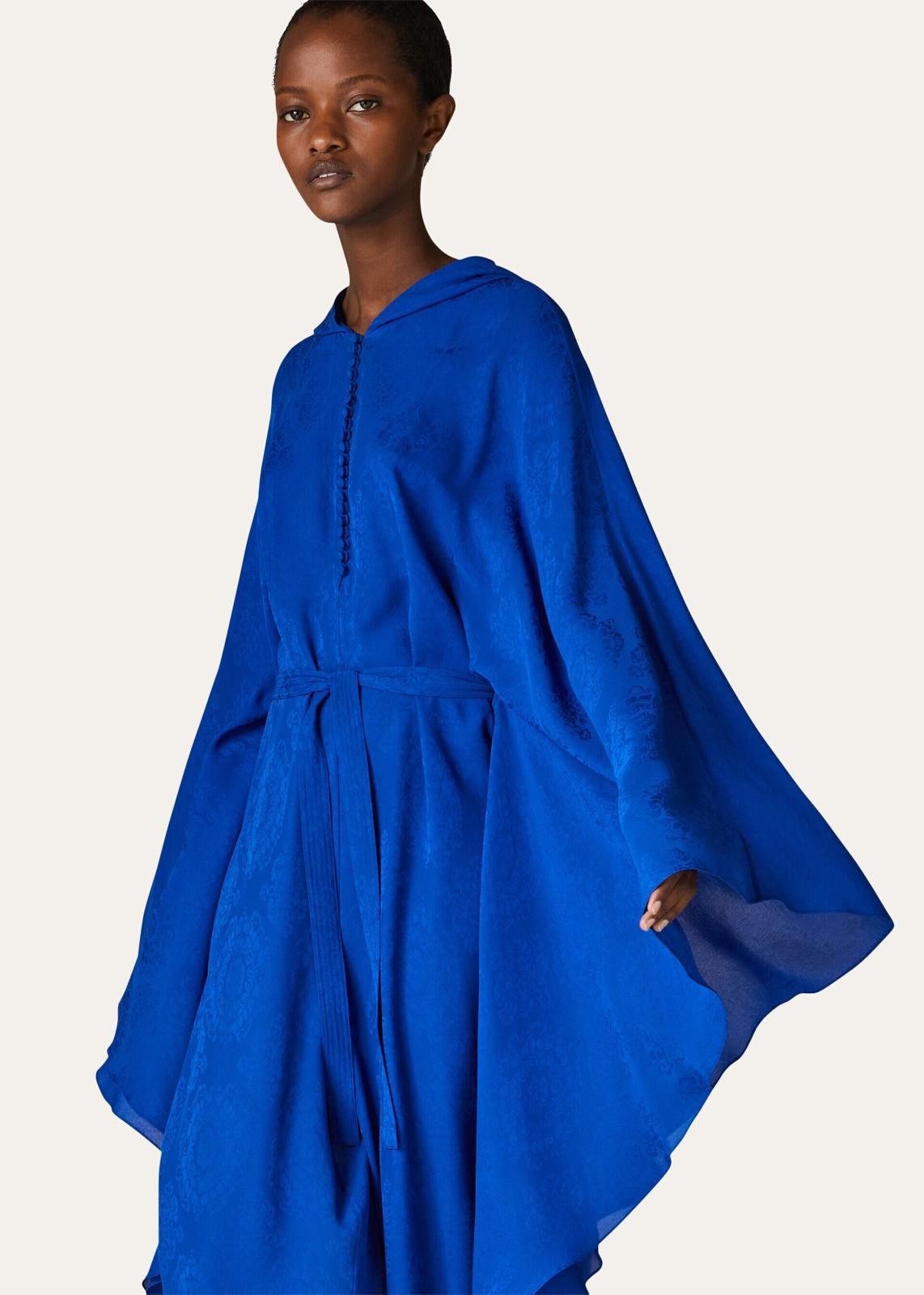 Loro Piana o1srvl11e1124 Relaxed Cut Jacquard Jumpsuit in Blue Size 30" / US 8 / IT 44 - 5 Thumbnail
