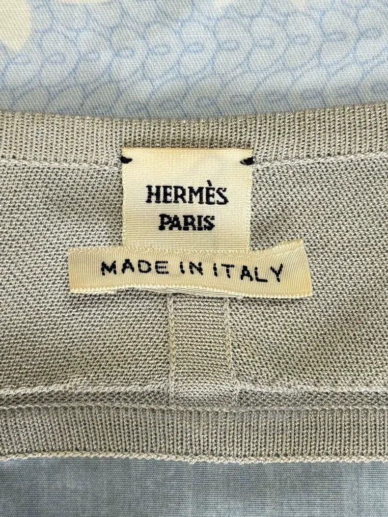 Hermes Hermes V-neck dress Size XXS / US 00 / IT 34 - 6 Thumbnail