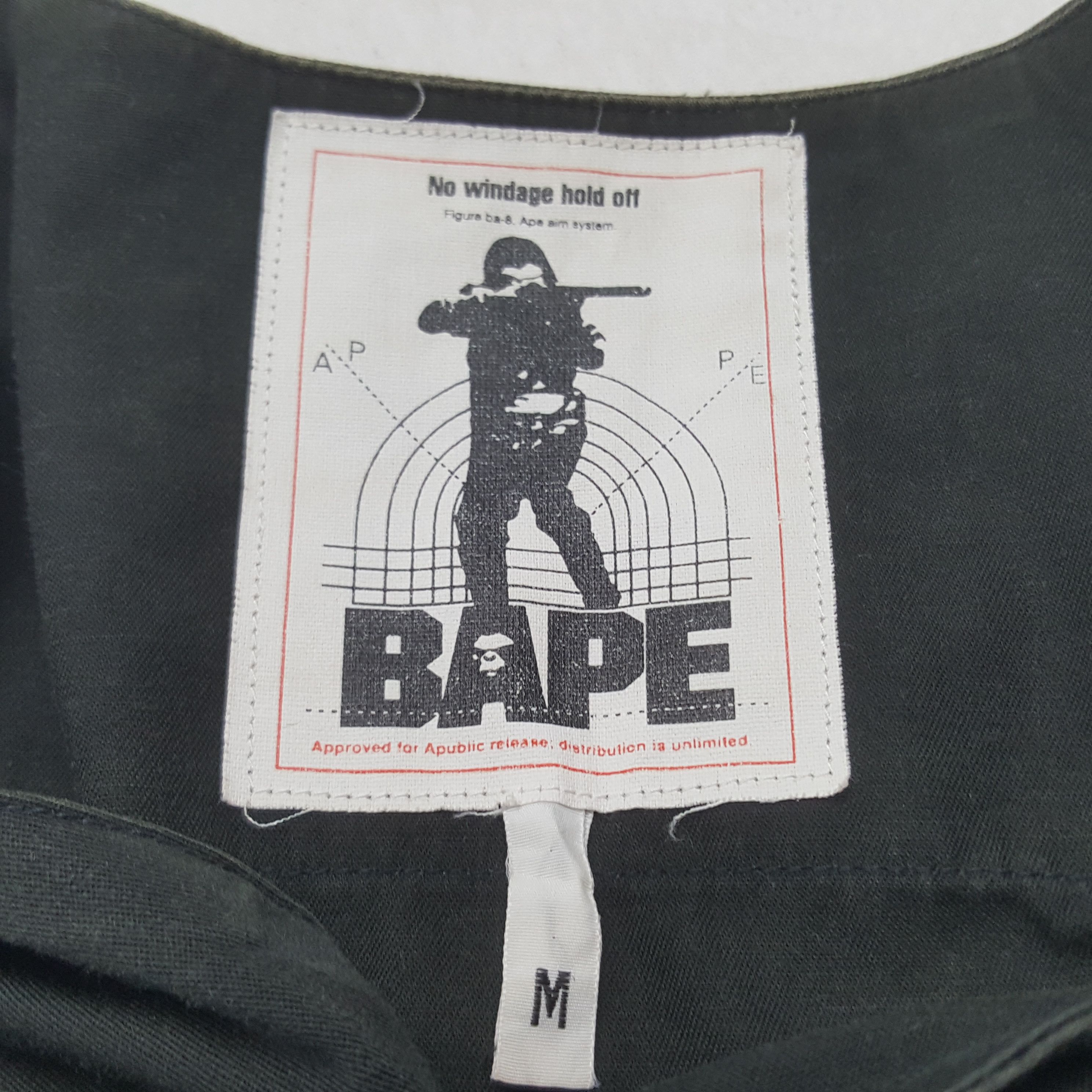Bape × Vintage Vintage BAPE Japanese Brand Work Shirt C285N28 Size US M / EU 48-50 / 2 - 5 Thumbnail