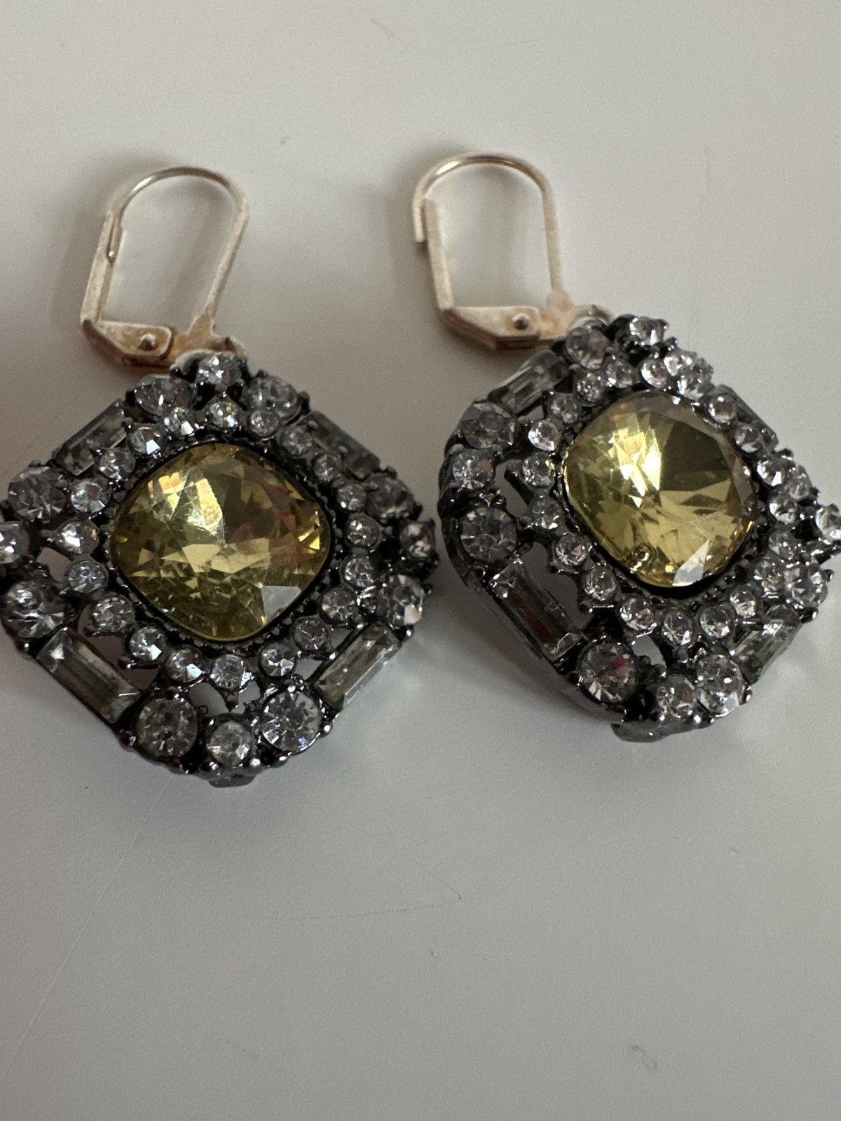 Other Yellow drop earrings Size ONE SIZE - 1 Thumbnail
