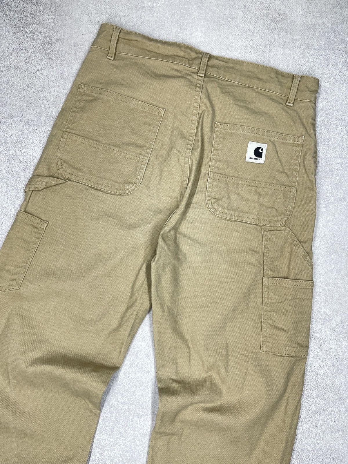 Carhartt Womens Carhartt WIP Pierce Pants Beige Y2K Size 27" / US 4 / IT 40 - 6 Thumbnail