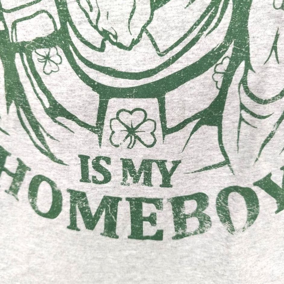 Vintage St Patricks Day T Shirt Mens Size Small Gray My Homeboy Paddys Beer Irish Fifth Sun Shirt Mens Small Gray Beer Holiday Humor Size US S / EU 44-46 / 1 - 4 Thumbnail