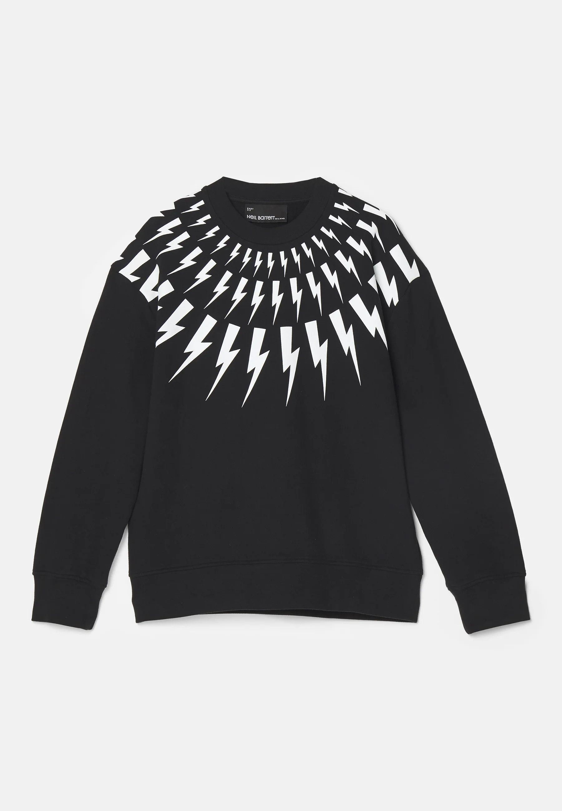 Neil Barrett Thunderbolt Jersey Sweatshirt Size US L / EU 52-54 / 3 - 1 Thumbnail