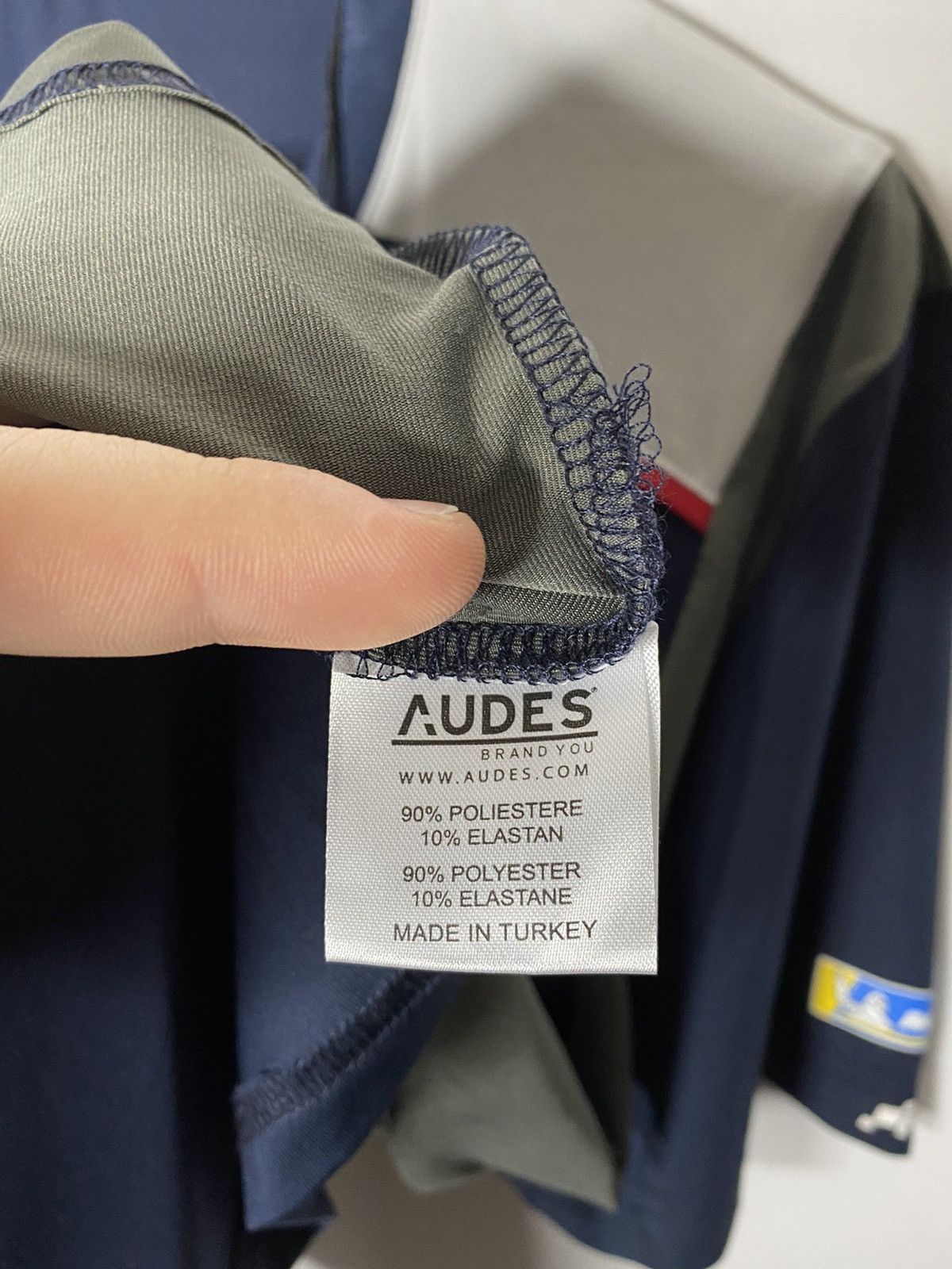 Vintage Audes Racing T-Shirt Short Sleeve F1 Ferrari Sponsors🚘 Size US XL / EU 56 / 4 - 9 Thumbnail