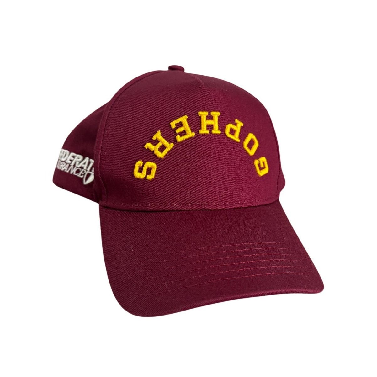 NCAA Minnesota Gophers Upside Down Logo Snapback Hat Size ONE SIZE - 1 Thumbnail